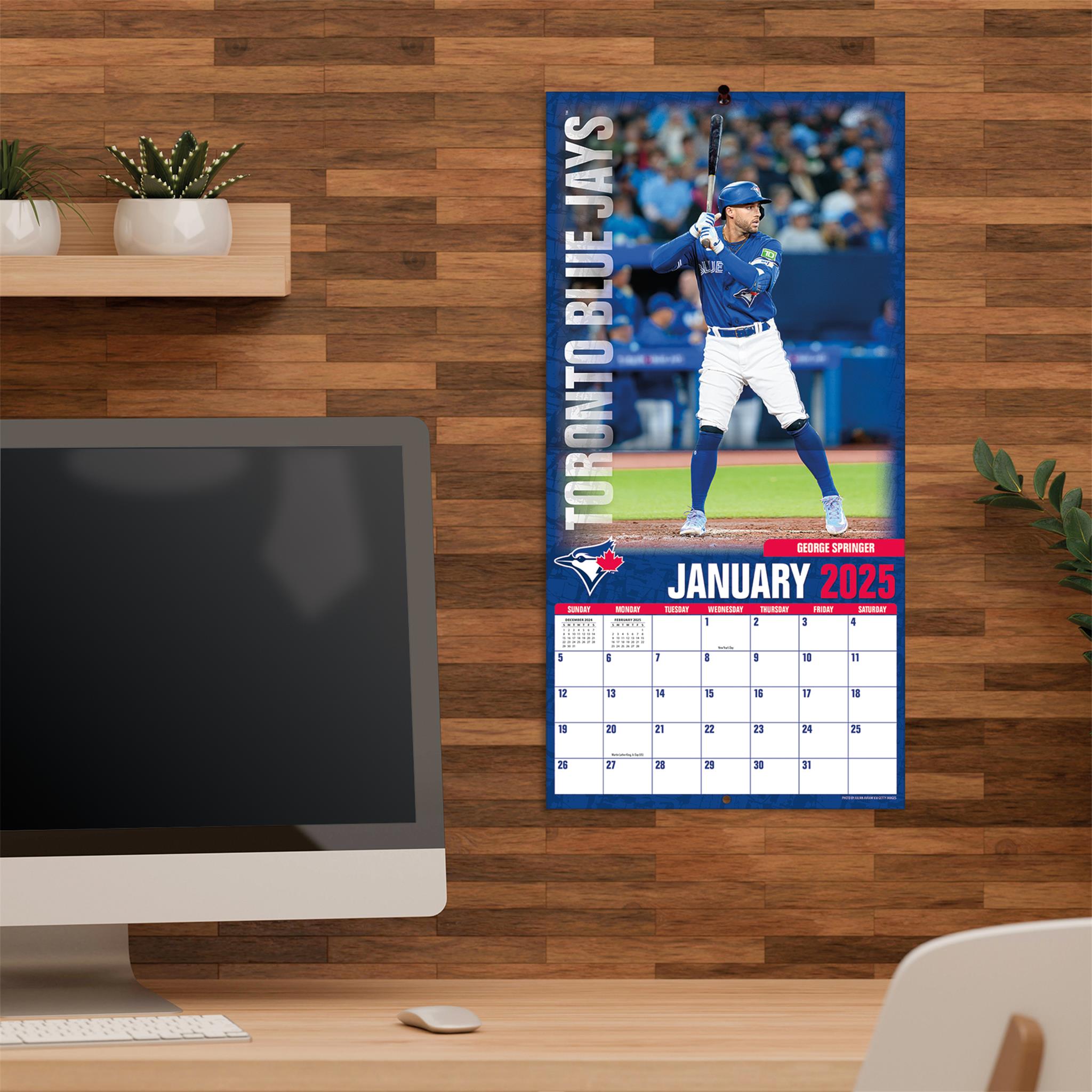 MLB Toronto Blue Jays Mini 2025 Calendar