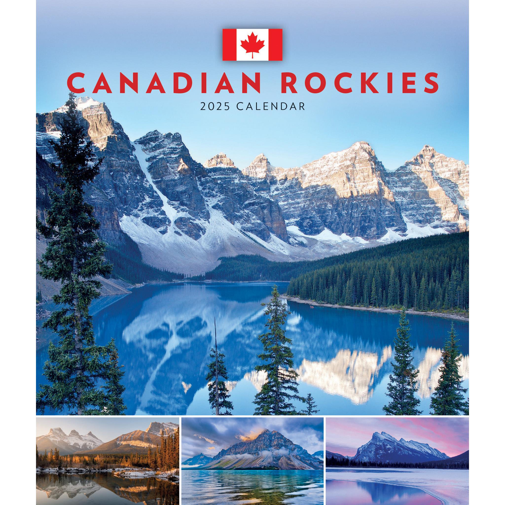Canadian Rockies Easel 2025 Calendar