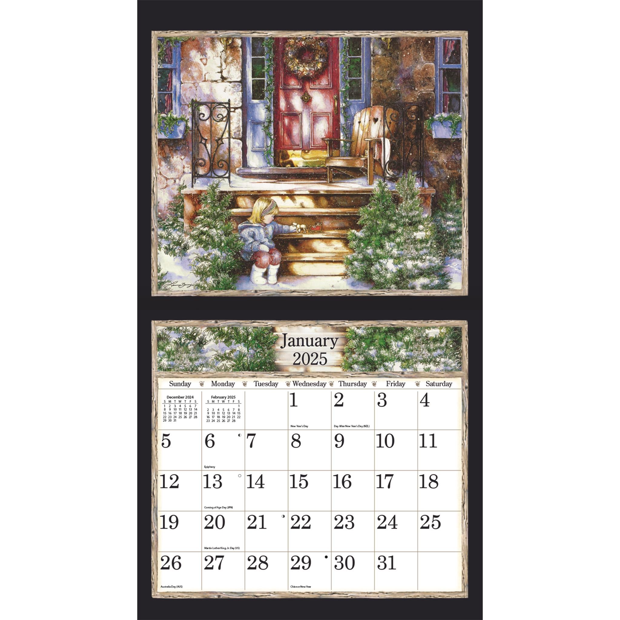 Country Welcome Special Edition with Print Wall 2025 Calendar