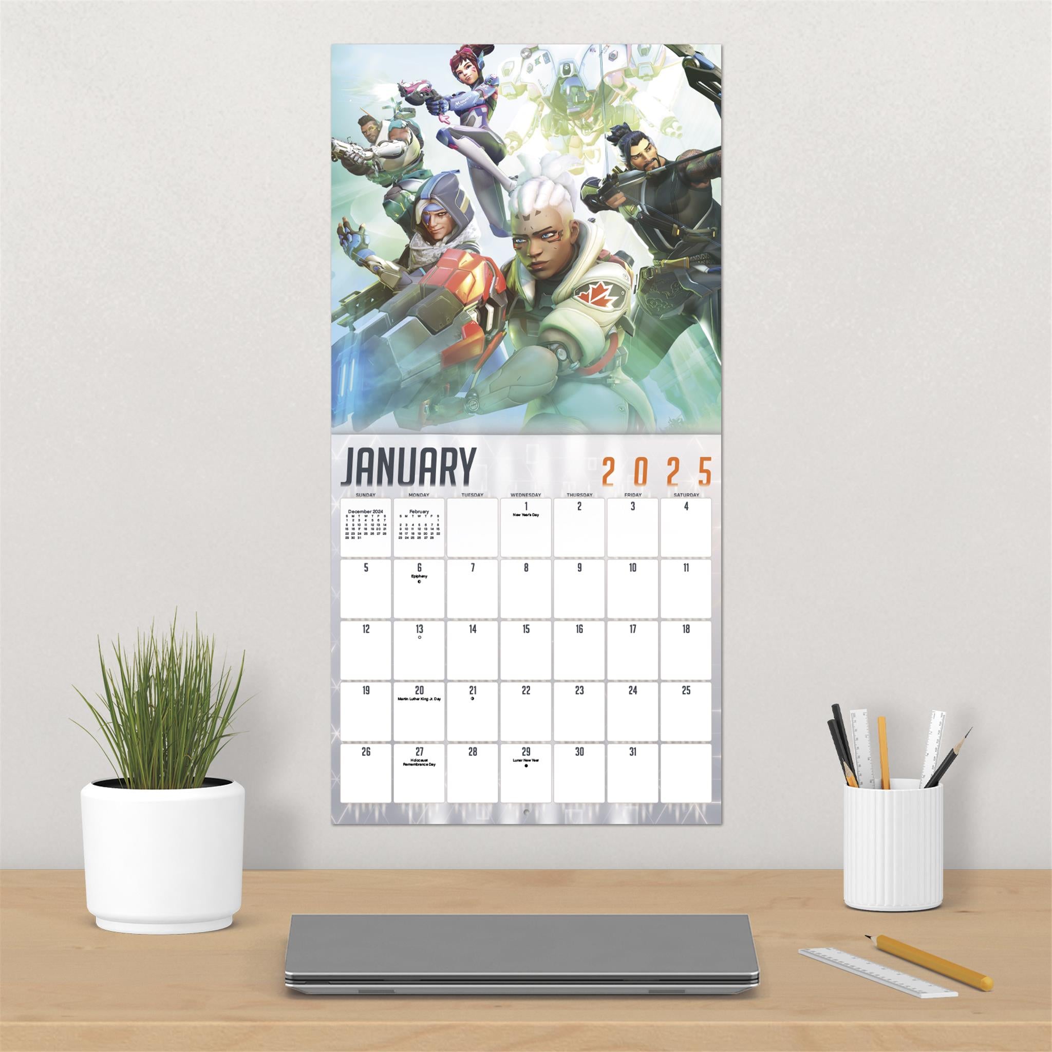 Overwatch Wall 2025 Calendar - Online Exclusive