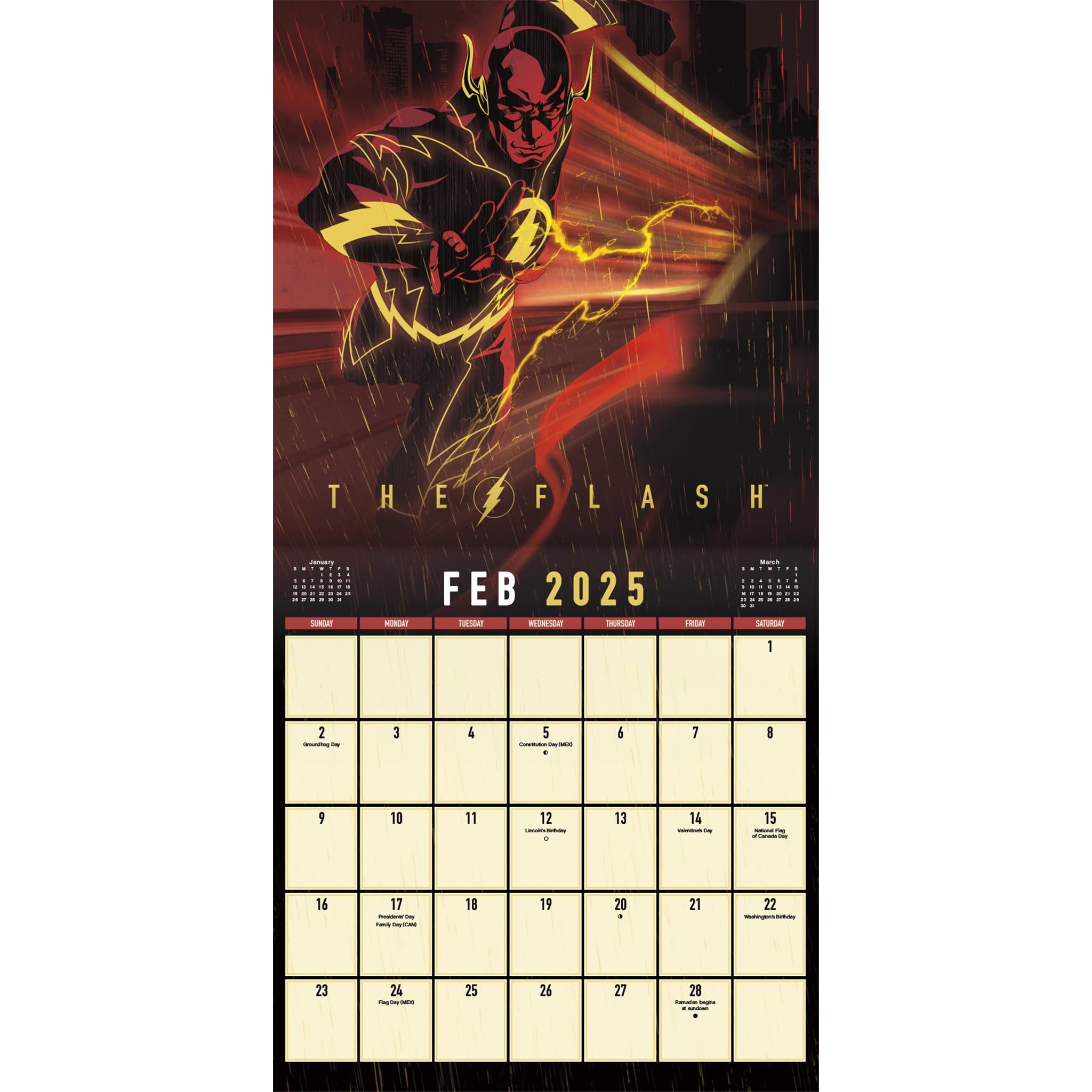 The Justice League Classic Wall 2025 Calendar - Online Exclusive