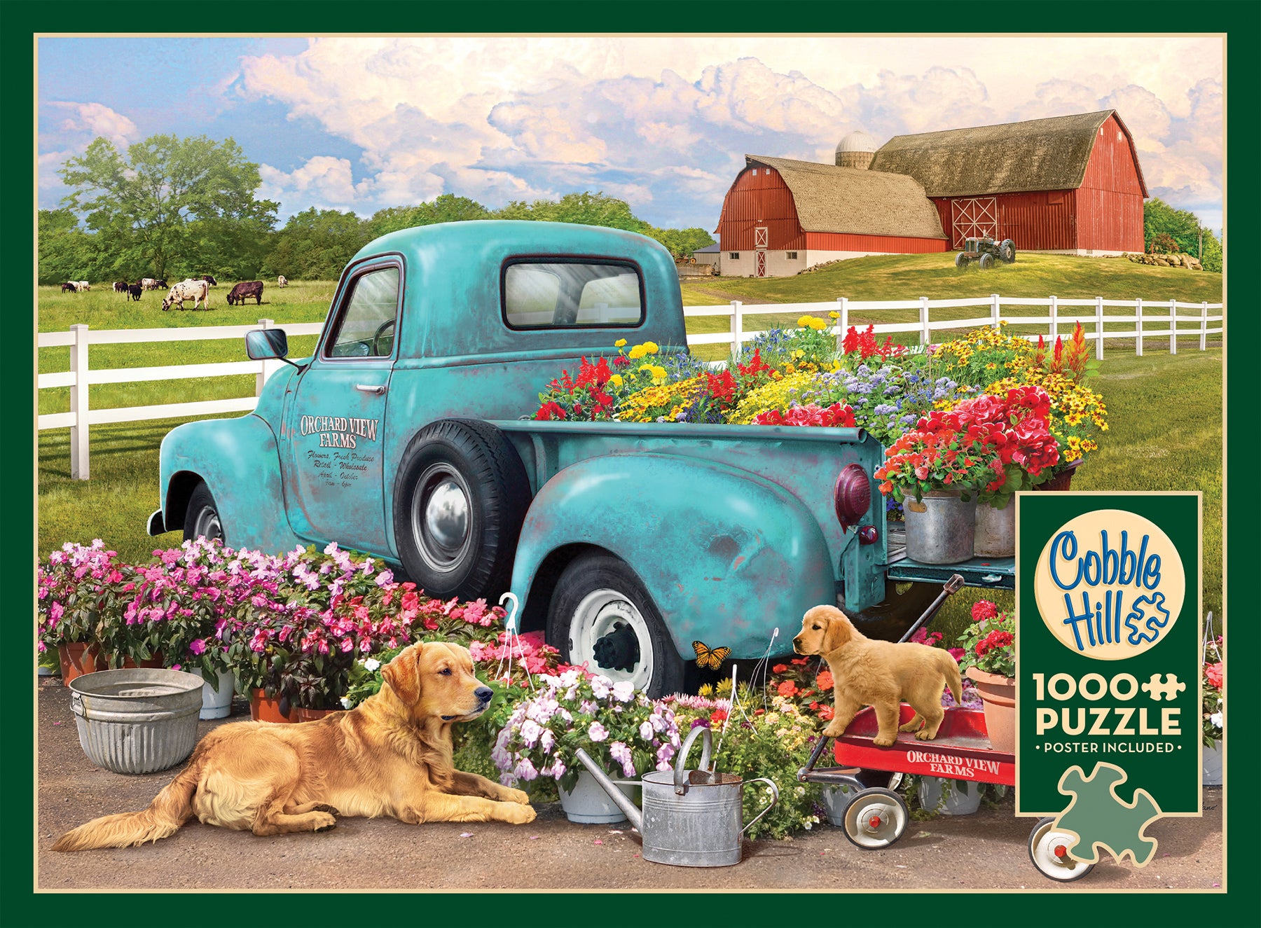 Flower Truck 1000 Piece Puzzle