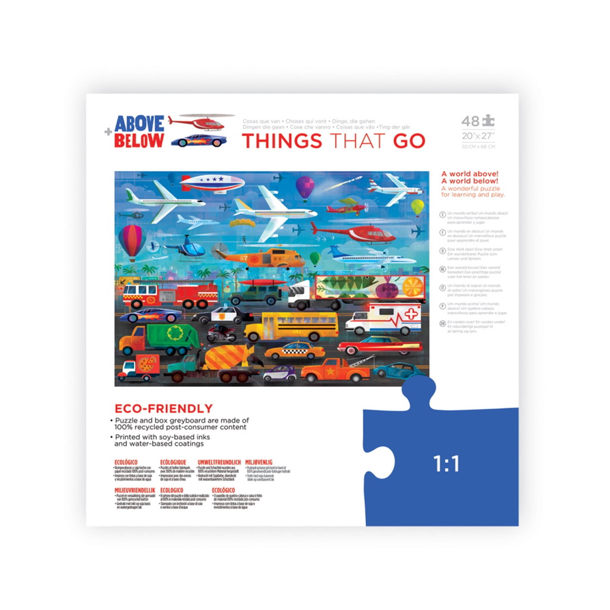 Things That Go Above and Below Children's 48 Piece Puzzle