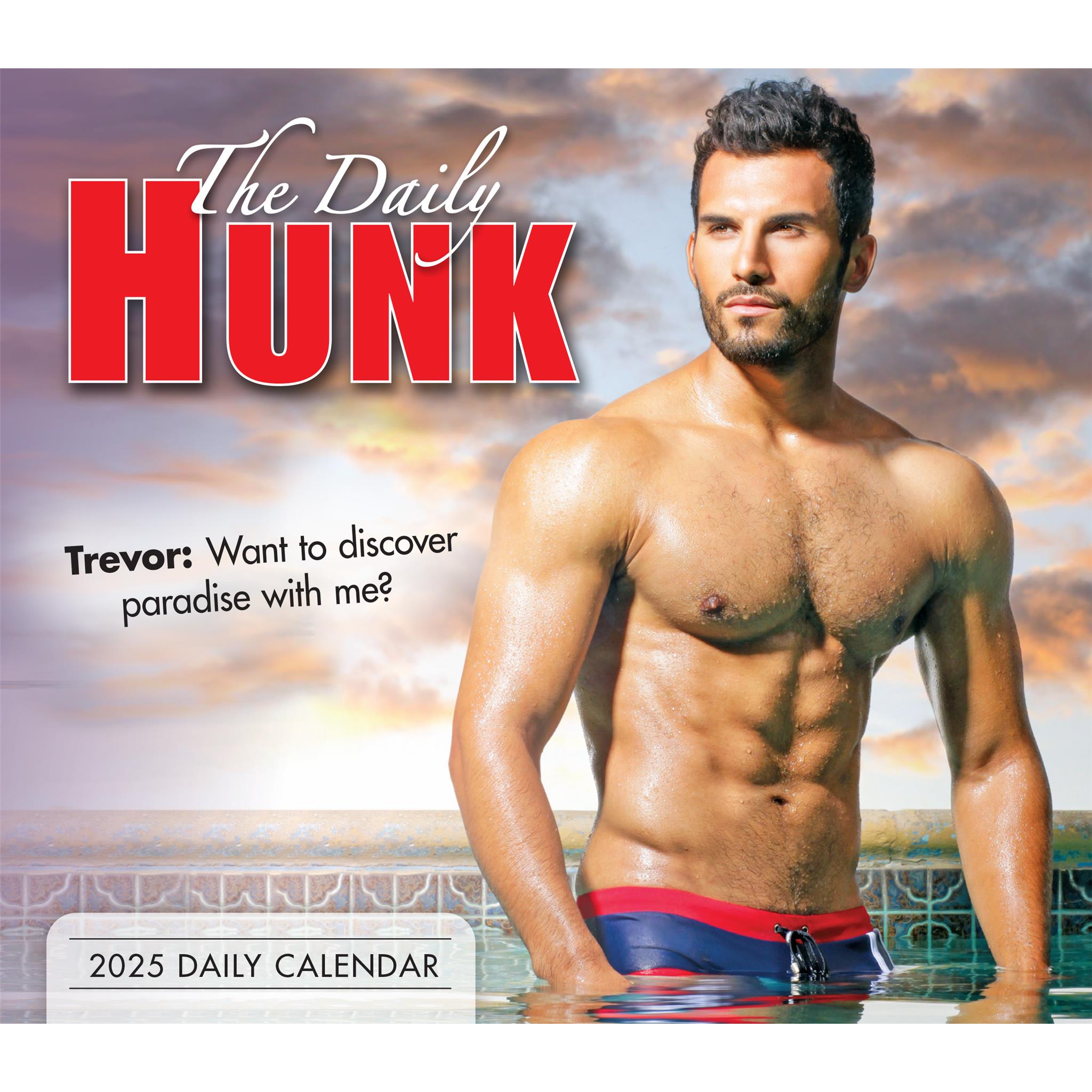 Daily Hunk Box 2025 Calendar