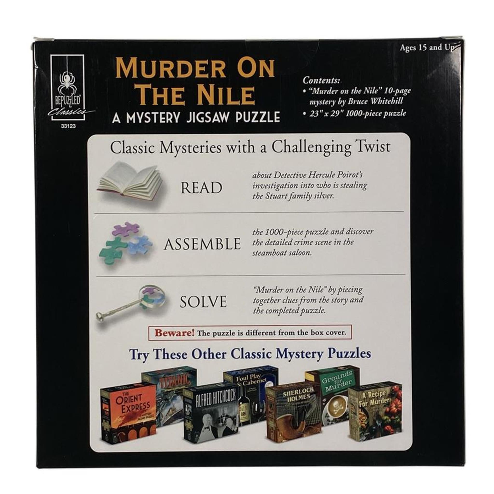 Classic Mystery - Murder on the Nile 1000 Piece Puzzle