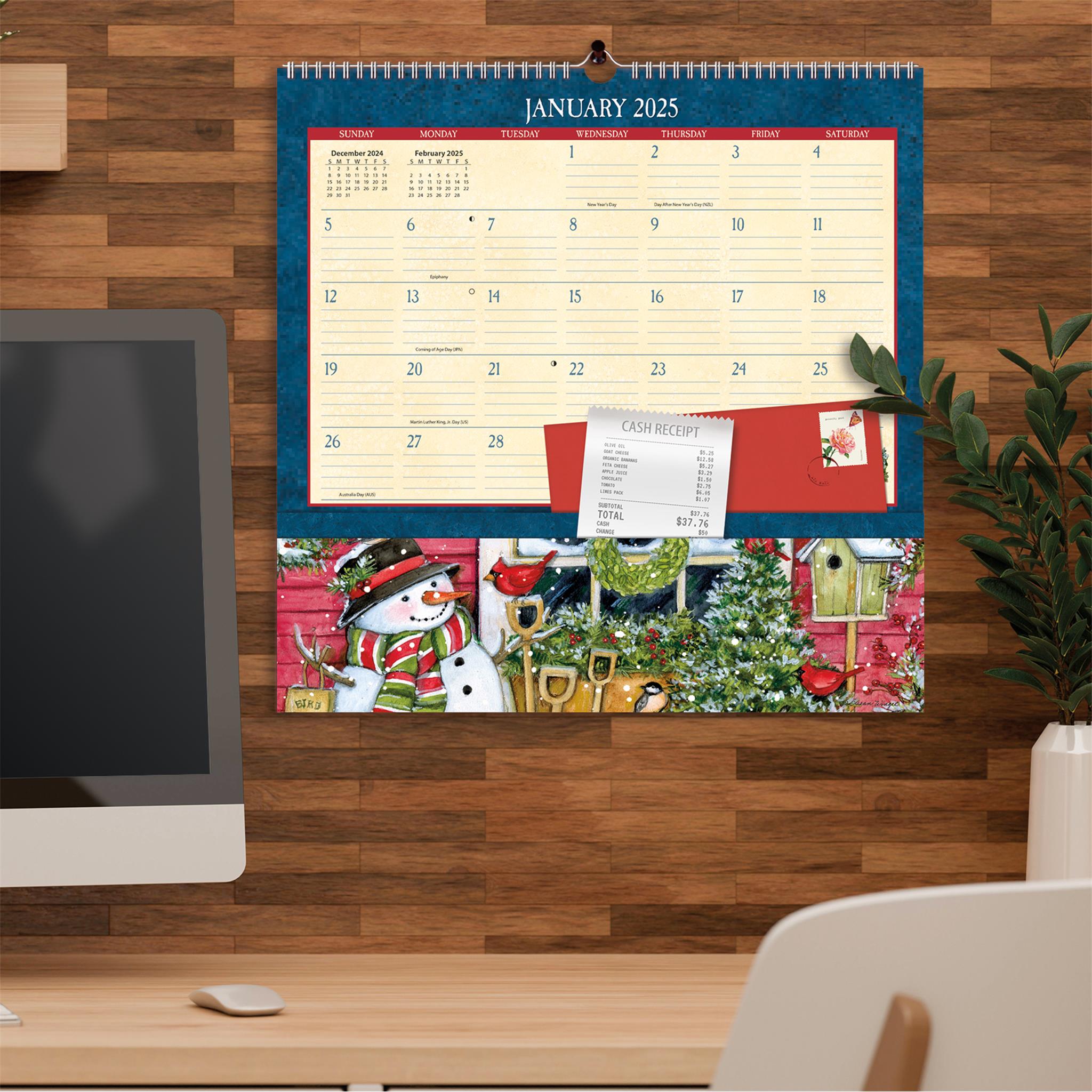 Heart And Home Note Nook Wall 2025 Calendar