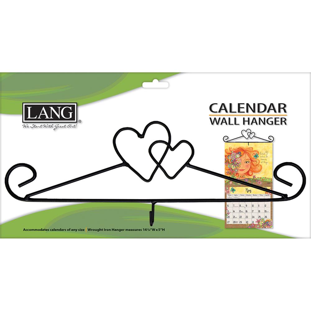 Heart Wrought Iron Calendar Hanger