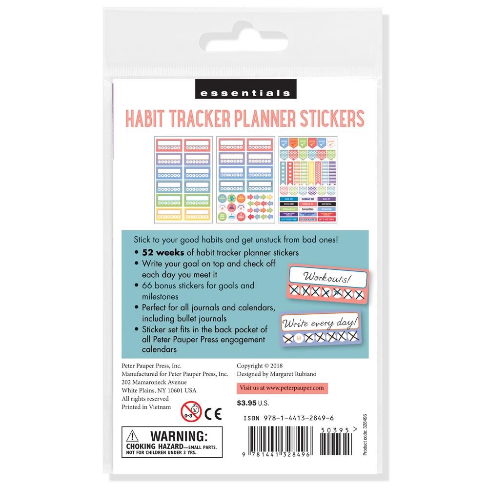 Habit Tracker Planner Stickers