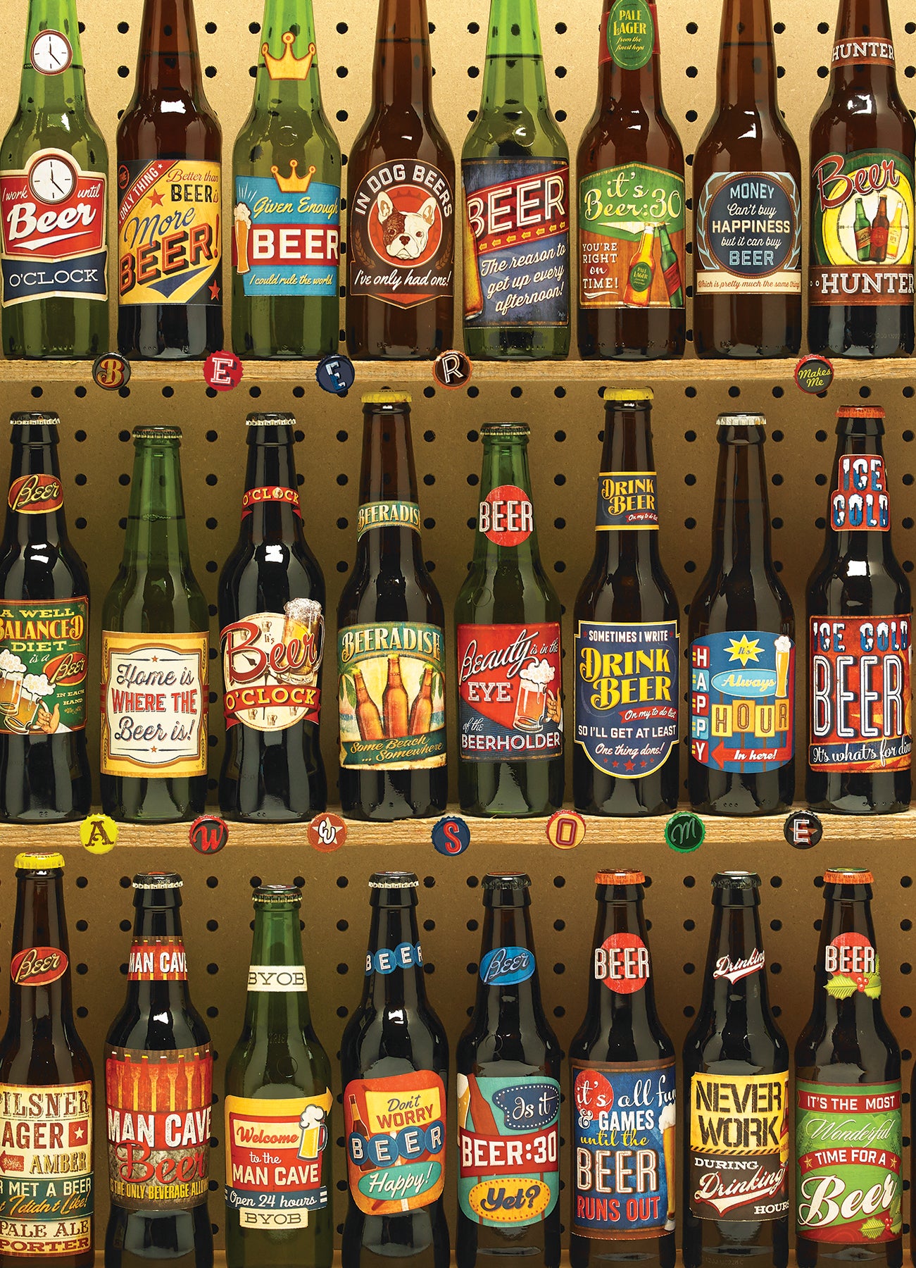 Beer Collection 1000 Piece Puzzle - Online Exclusive