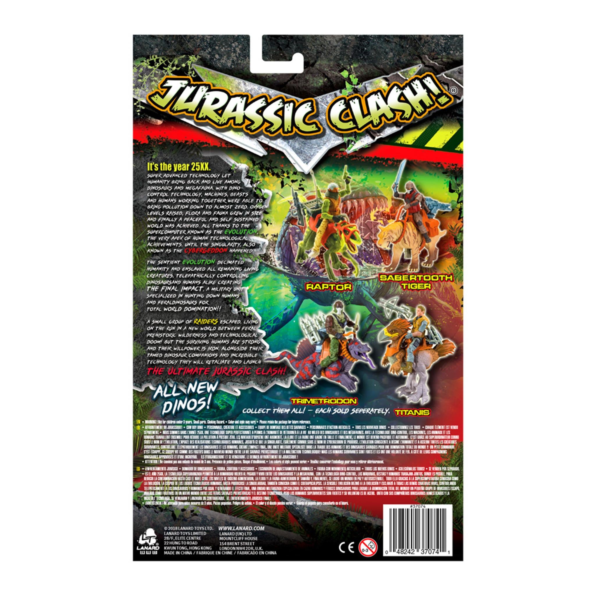 Jurassic Clash Dino Wrangler Assorted Combinations