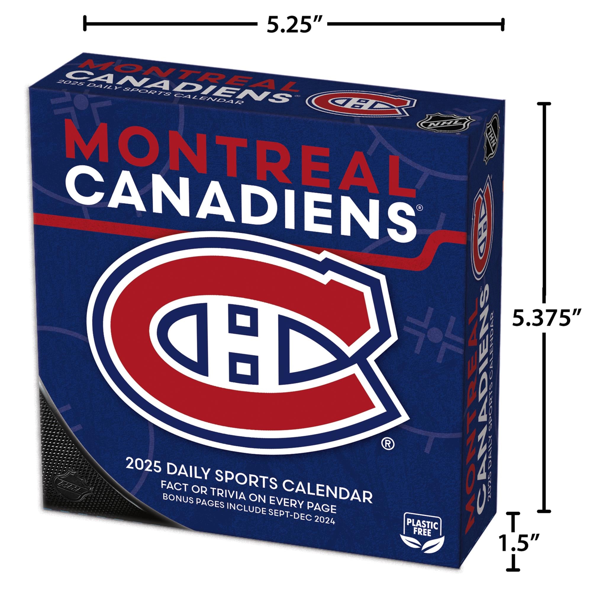 NHL Montreal Canadiens Box 2025 Calendar