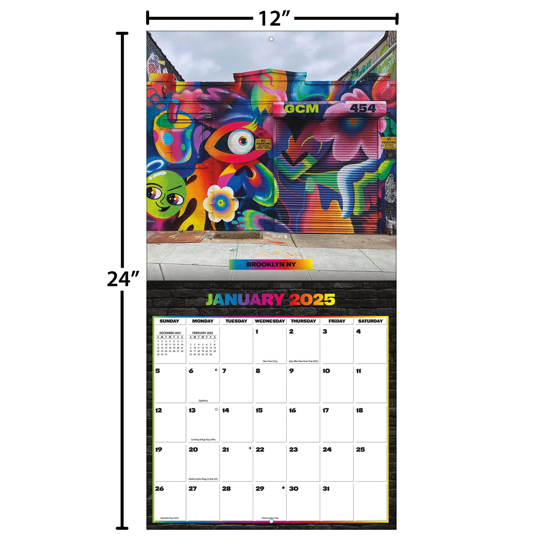 Pride Wall 2025 Calendar - Online Exclusive