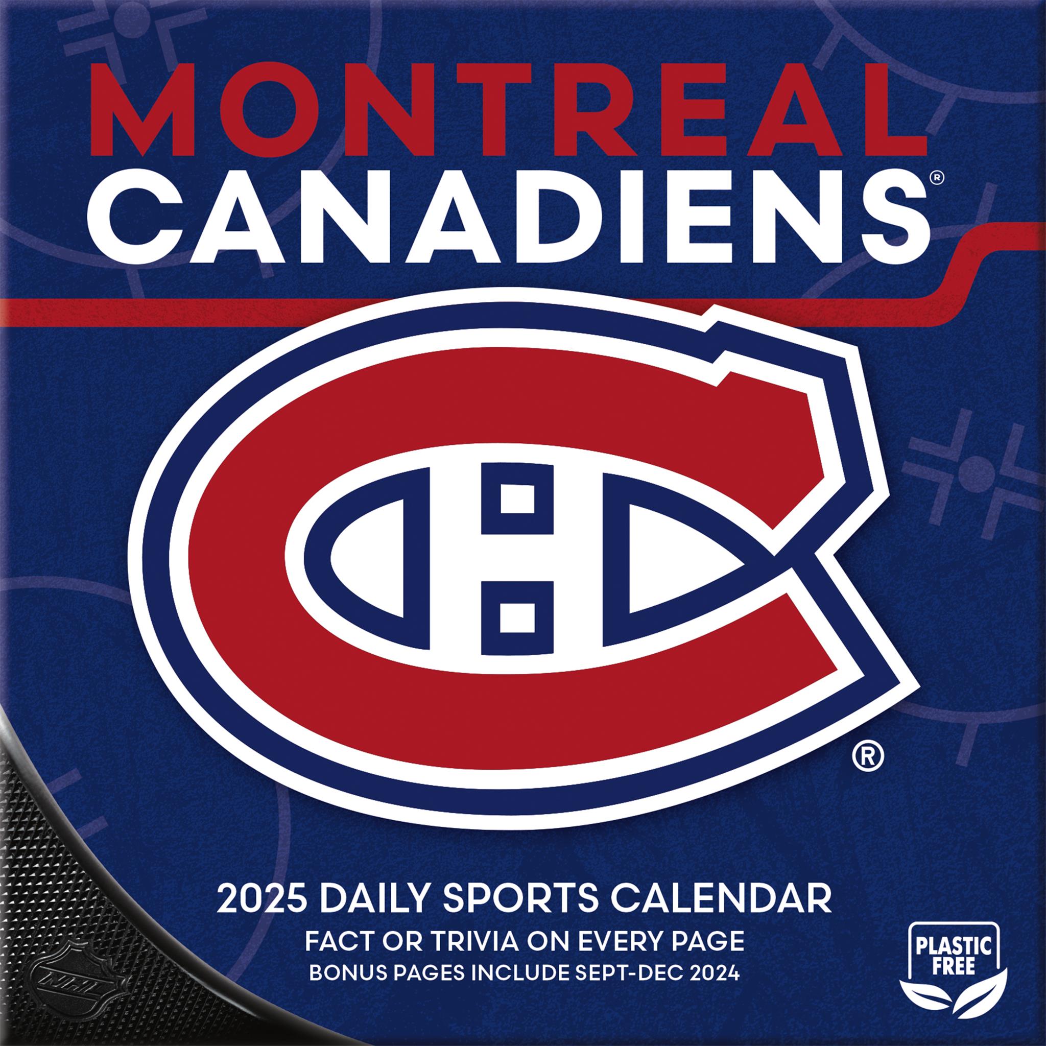 NHL Montreal Canadiens Box 2025 Calendar