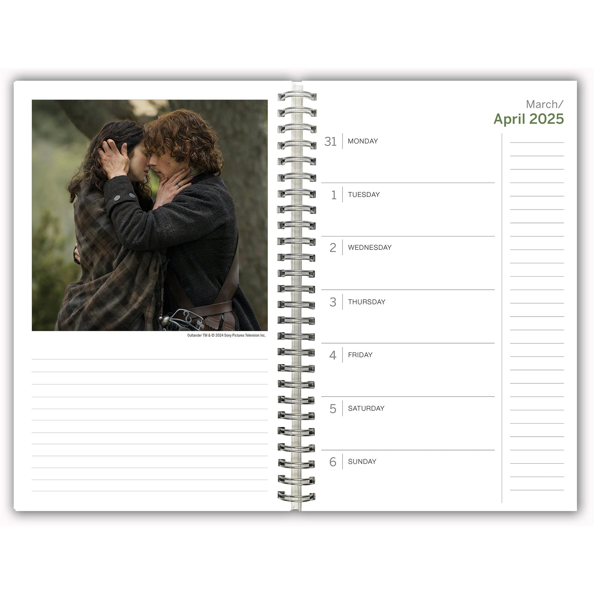 Outlander Engagement 2025 Calendar - Online Exclusive