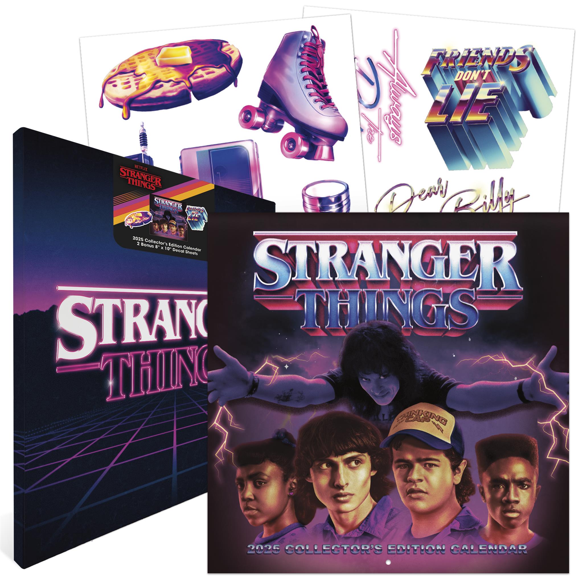 Stranger Things Collectors Edition Wall 2025 Calendar - Online Exclusive