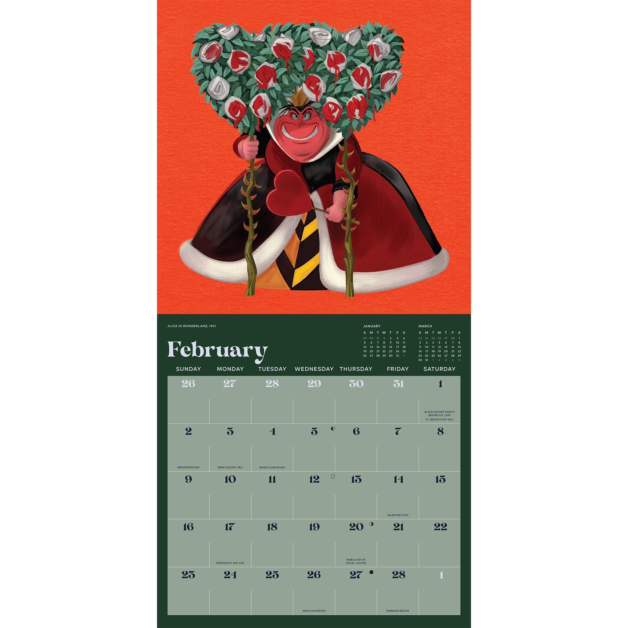 Disney Villains Wall 2025 Calendar - Online Exclusive