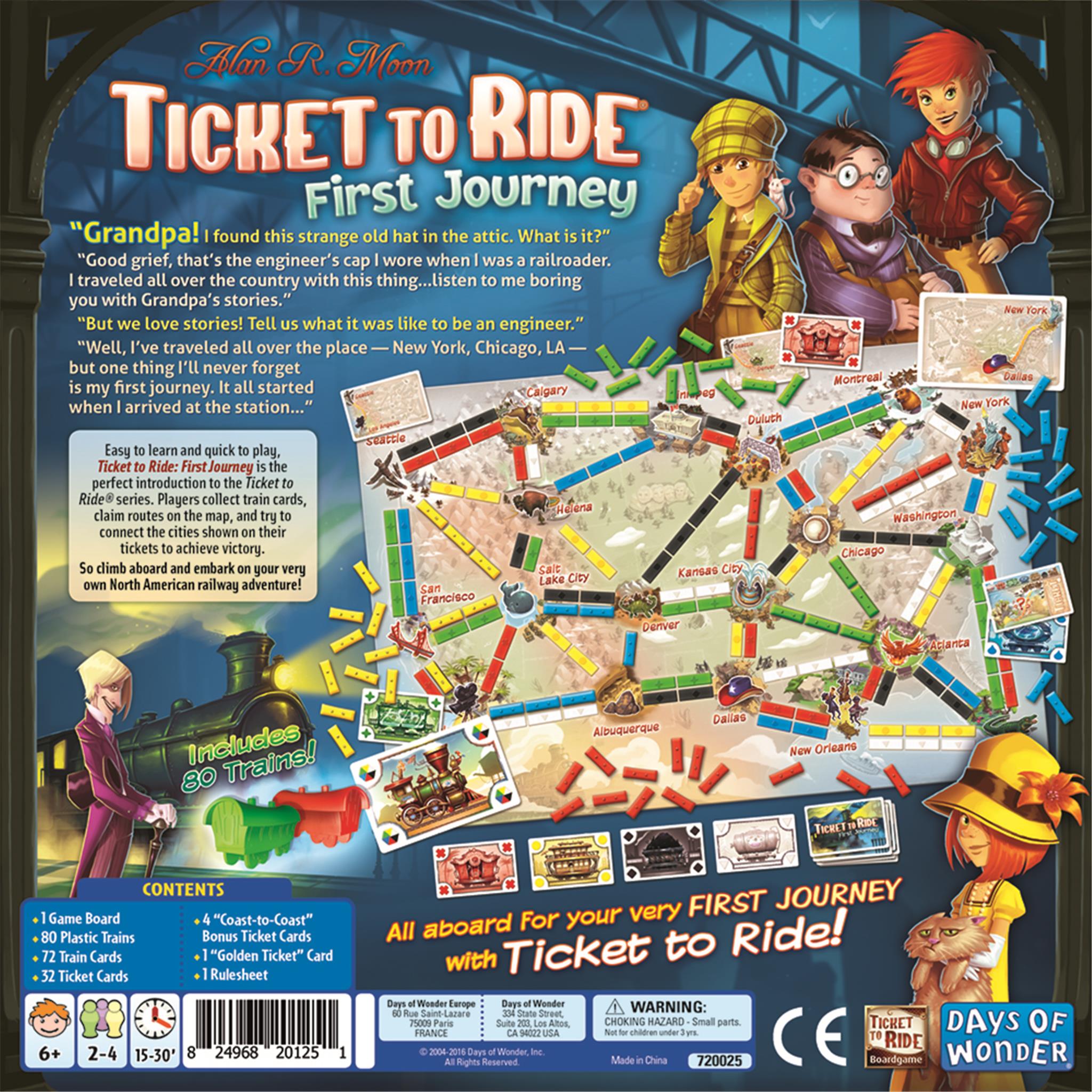 Ticket to Ride First Journey