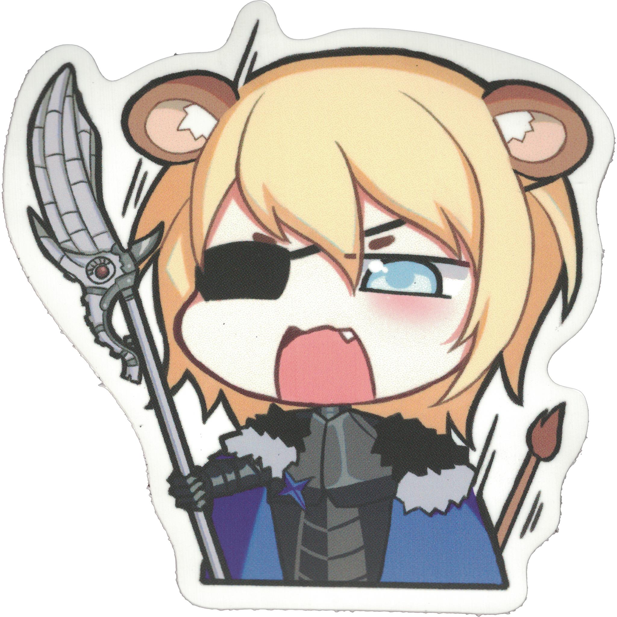 Dimitri: Angry Lion Noises Vinyl Sticker