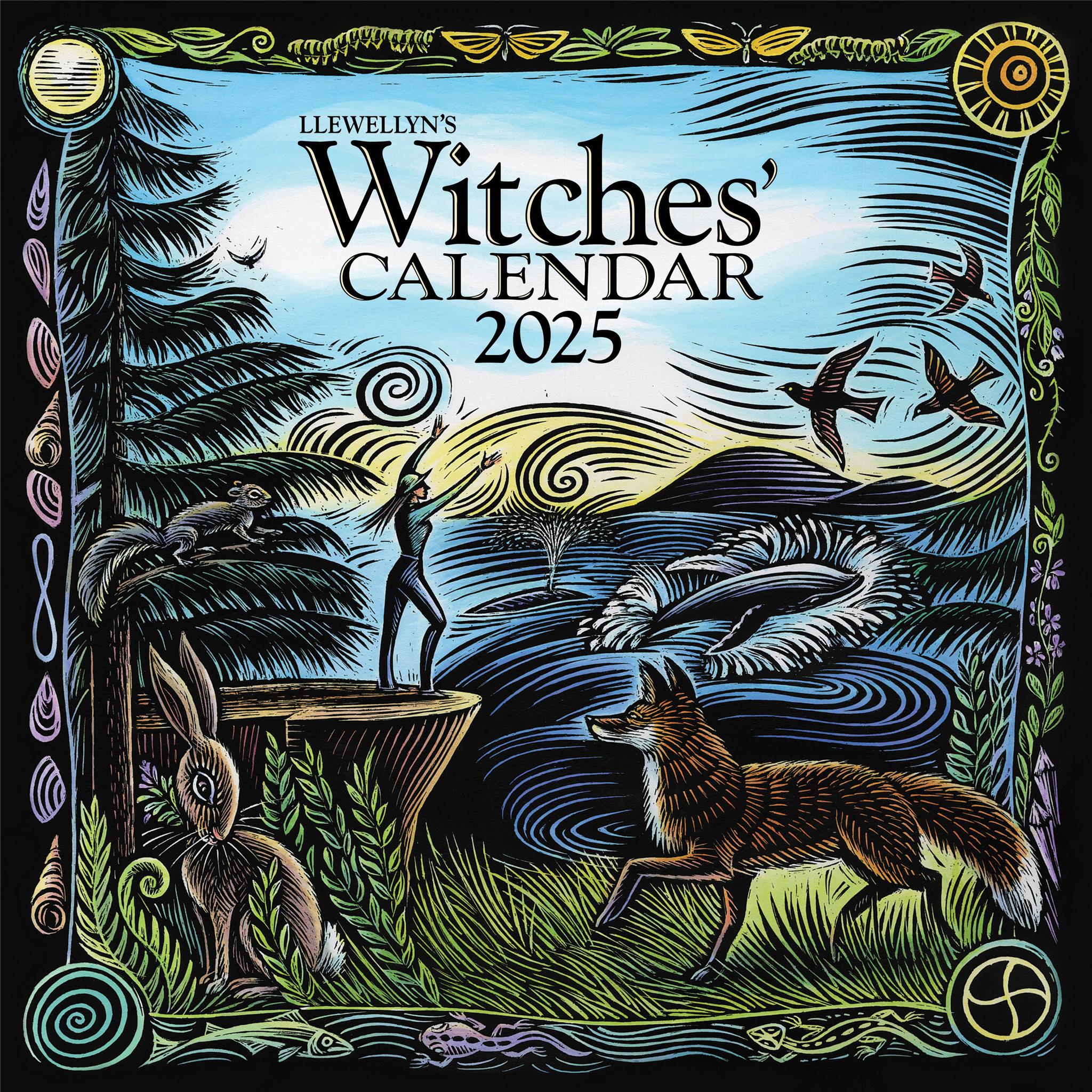 Witches Wall 2025 Calendar