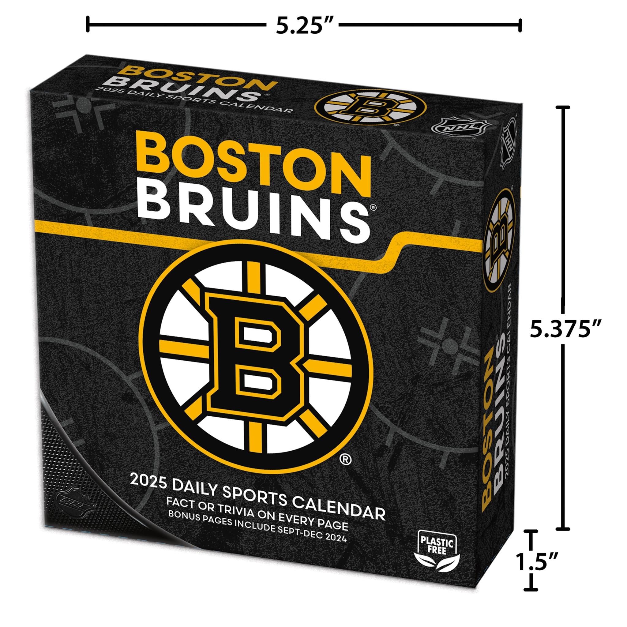 NHL Boston Bruins Box 2025 Calendar