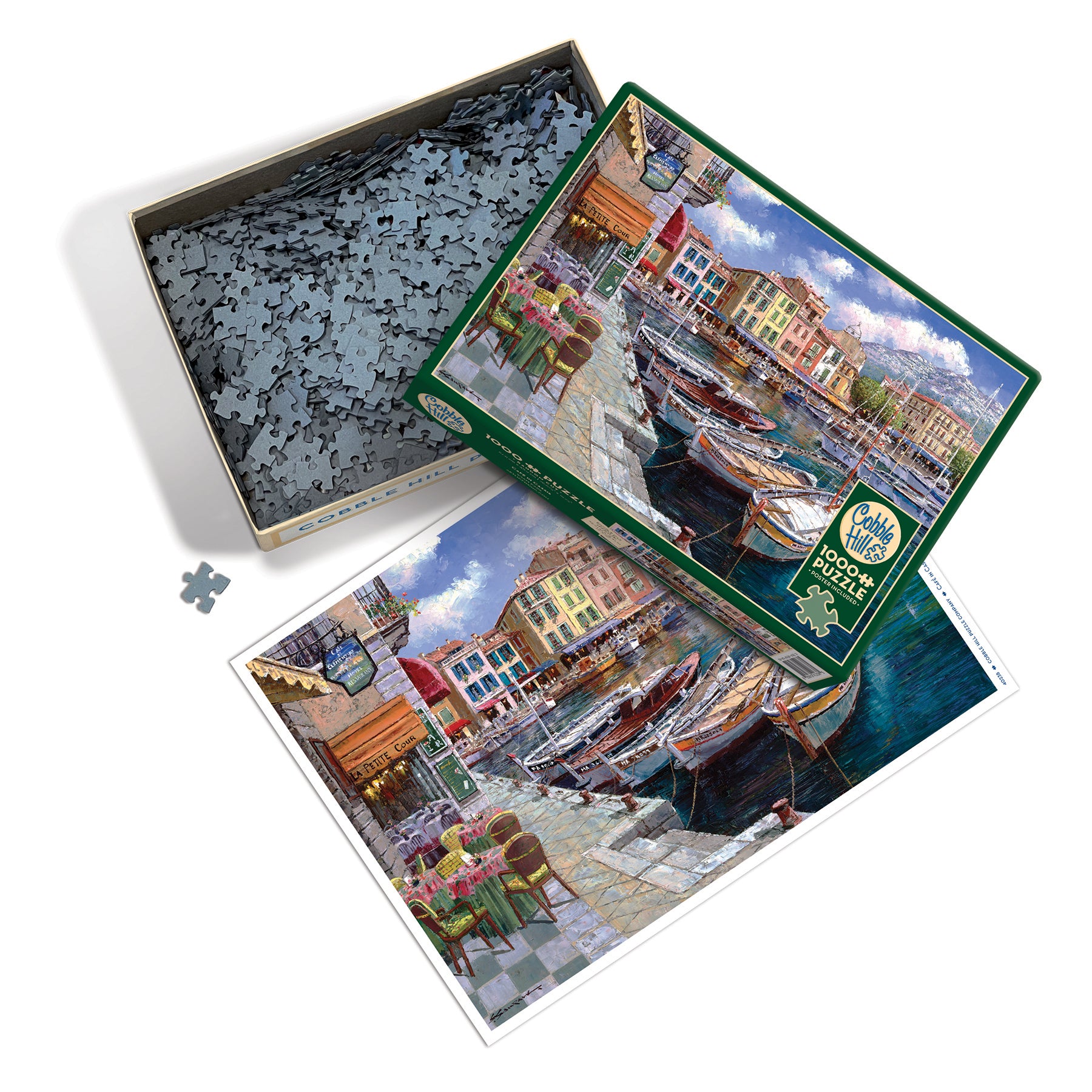 Cafe in Cassis Exclusive 1000 Piece Puzzle