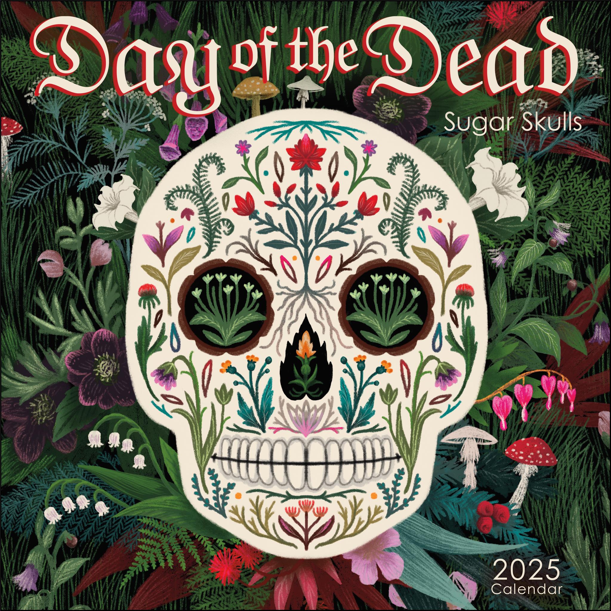 Day Of The Dead Wall 2025 Calendar