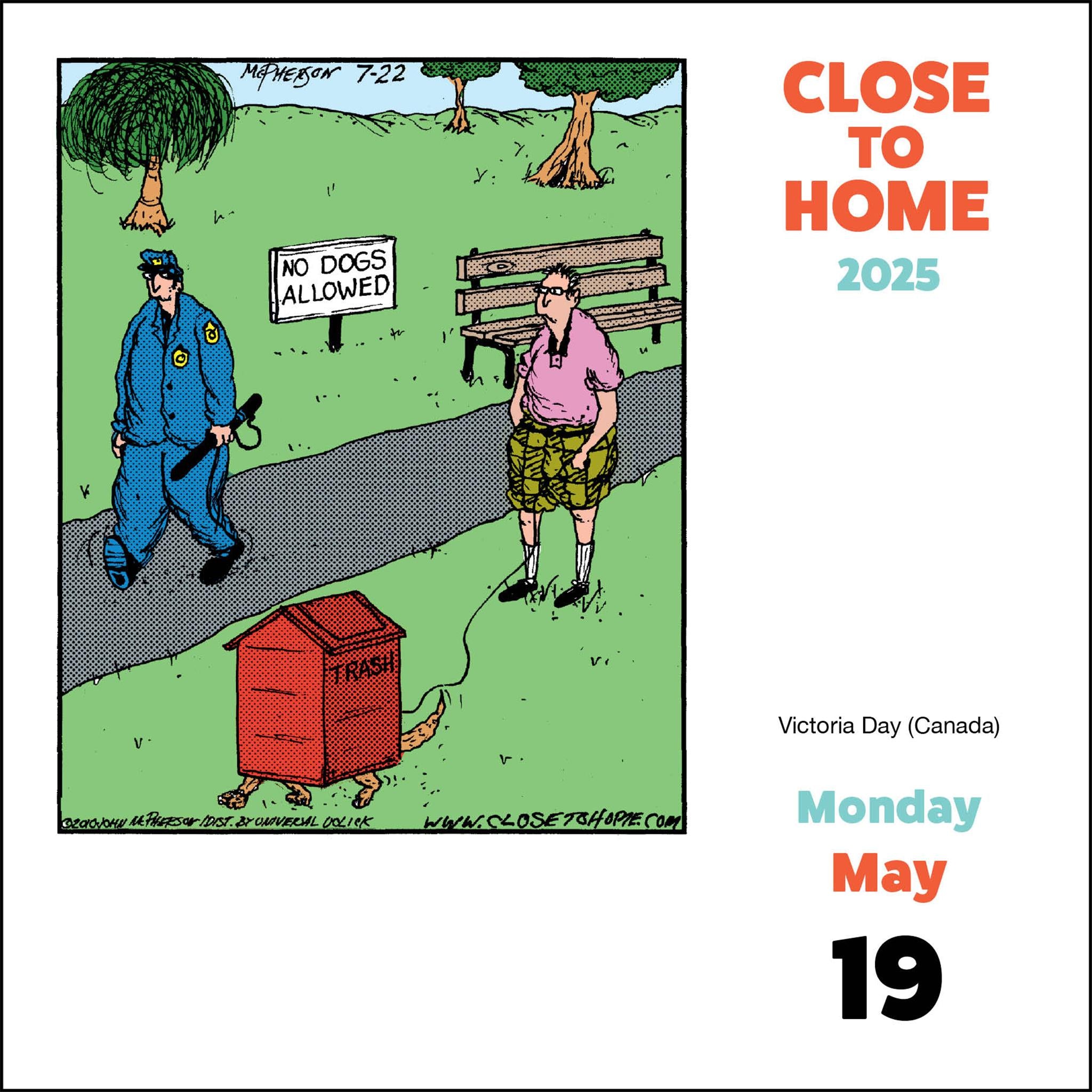 Close To Home Box 2025 Calendar - Online Exclusive