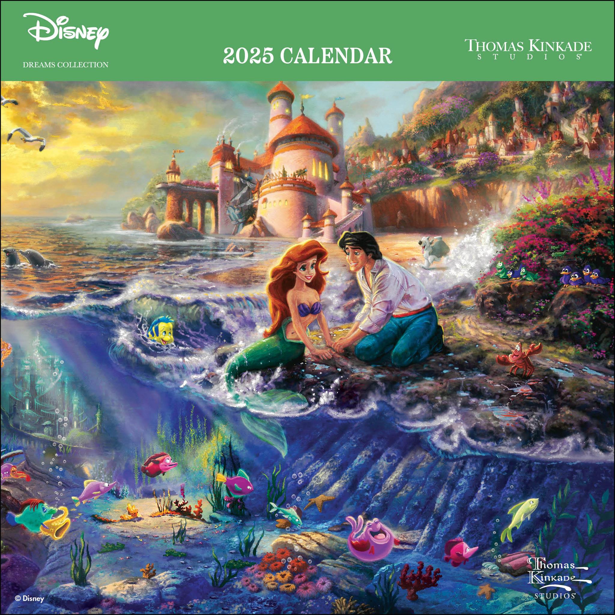 Kinkade Disney Dreams Collection Mini 2025 Calendar