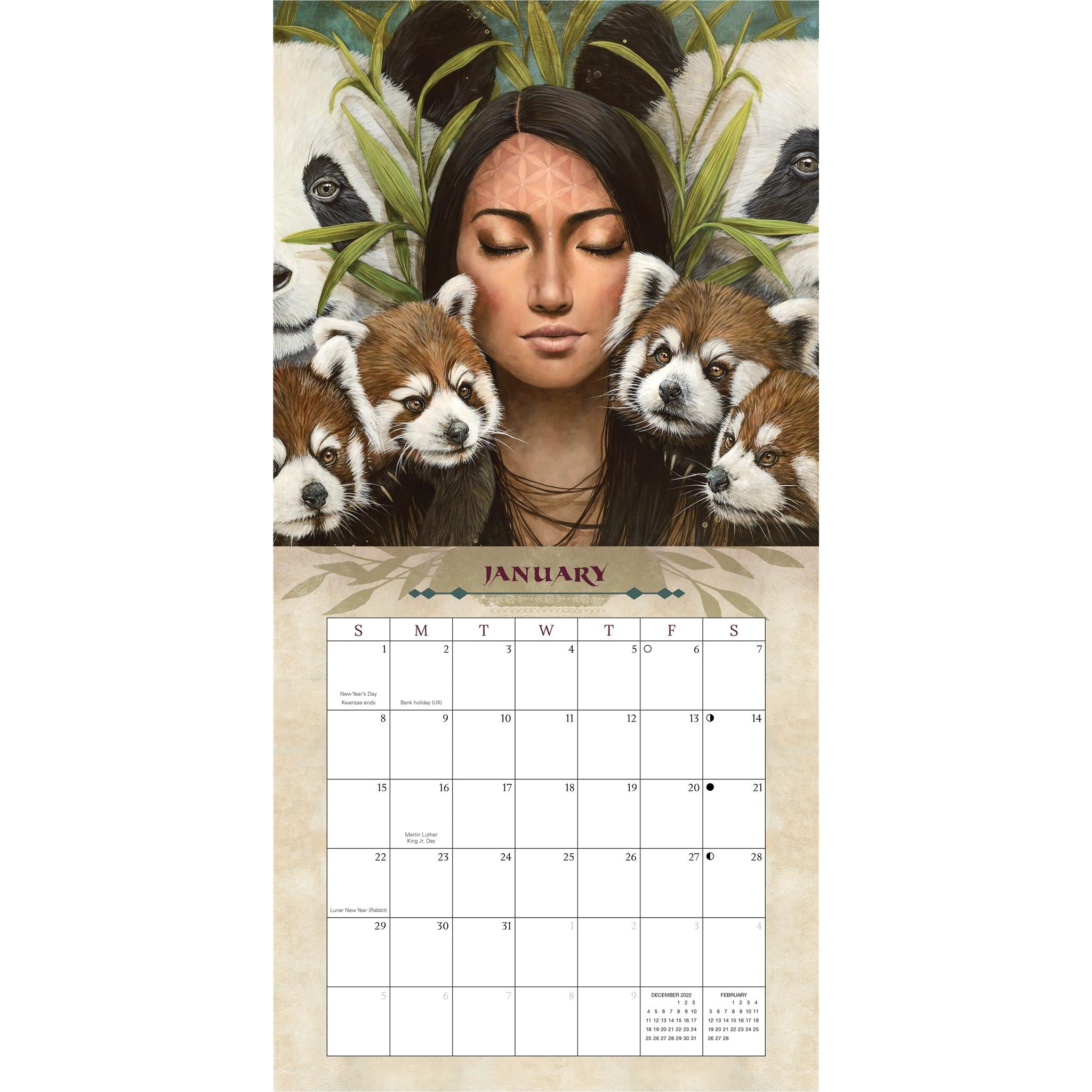 Wild Woman Rising Wall 2025 Calendar