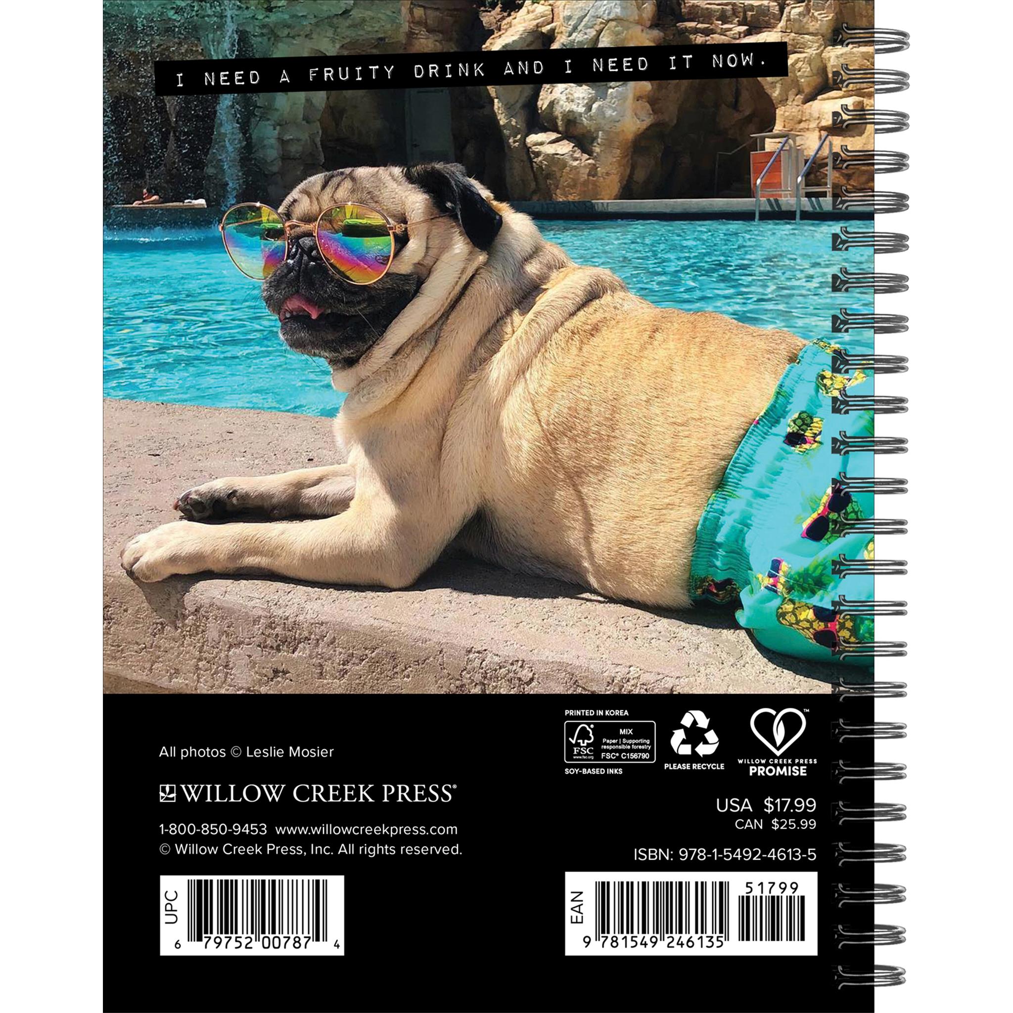 Doug The Pug Engagement 2025 Calendar - Online Exclusive