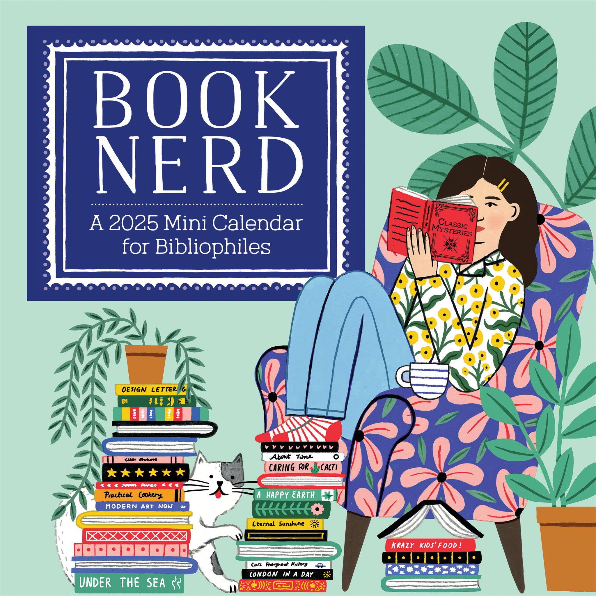 Book Nerd Mini 2025 Calendar - Online Exclusive