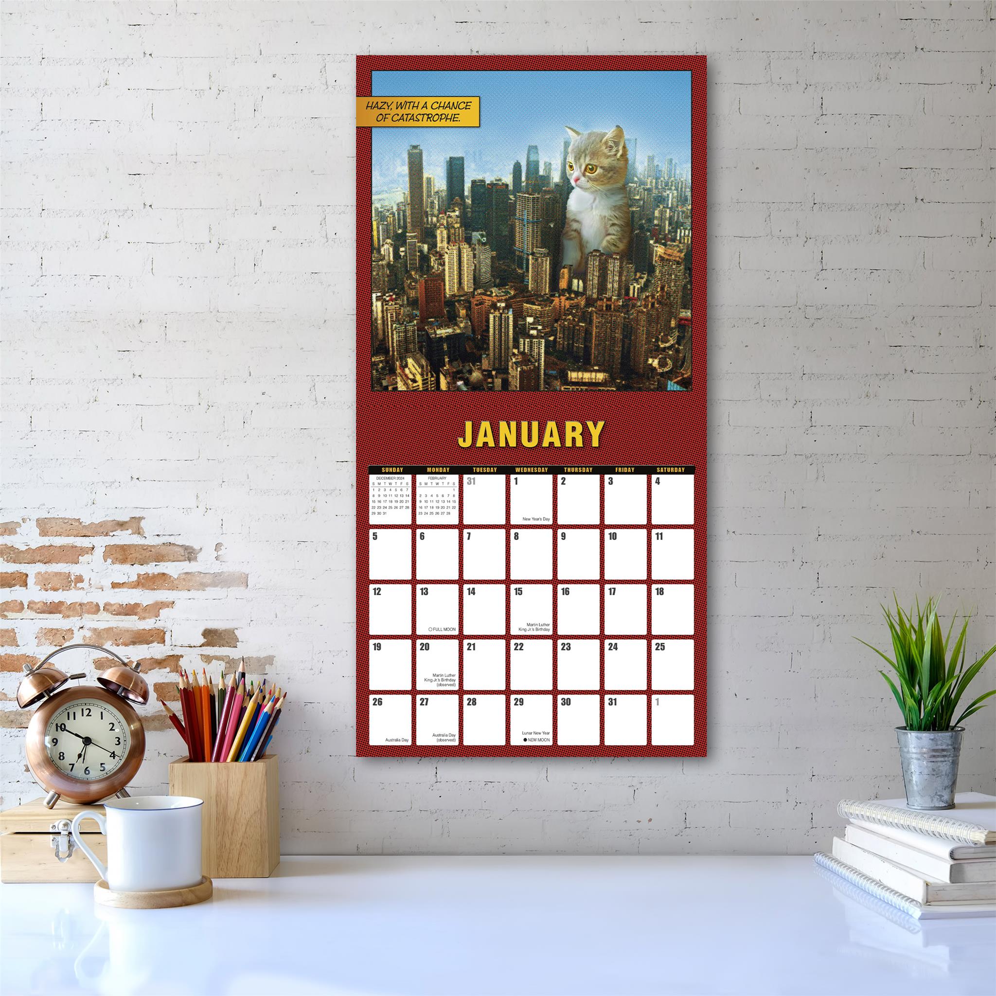 Catzilla Wall 2025 Calendar - Online Exclusive