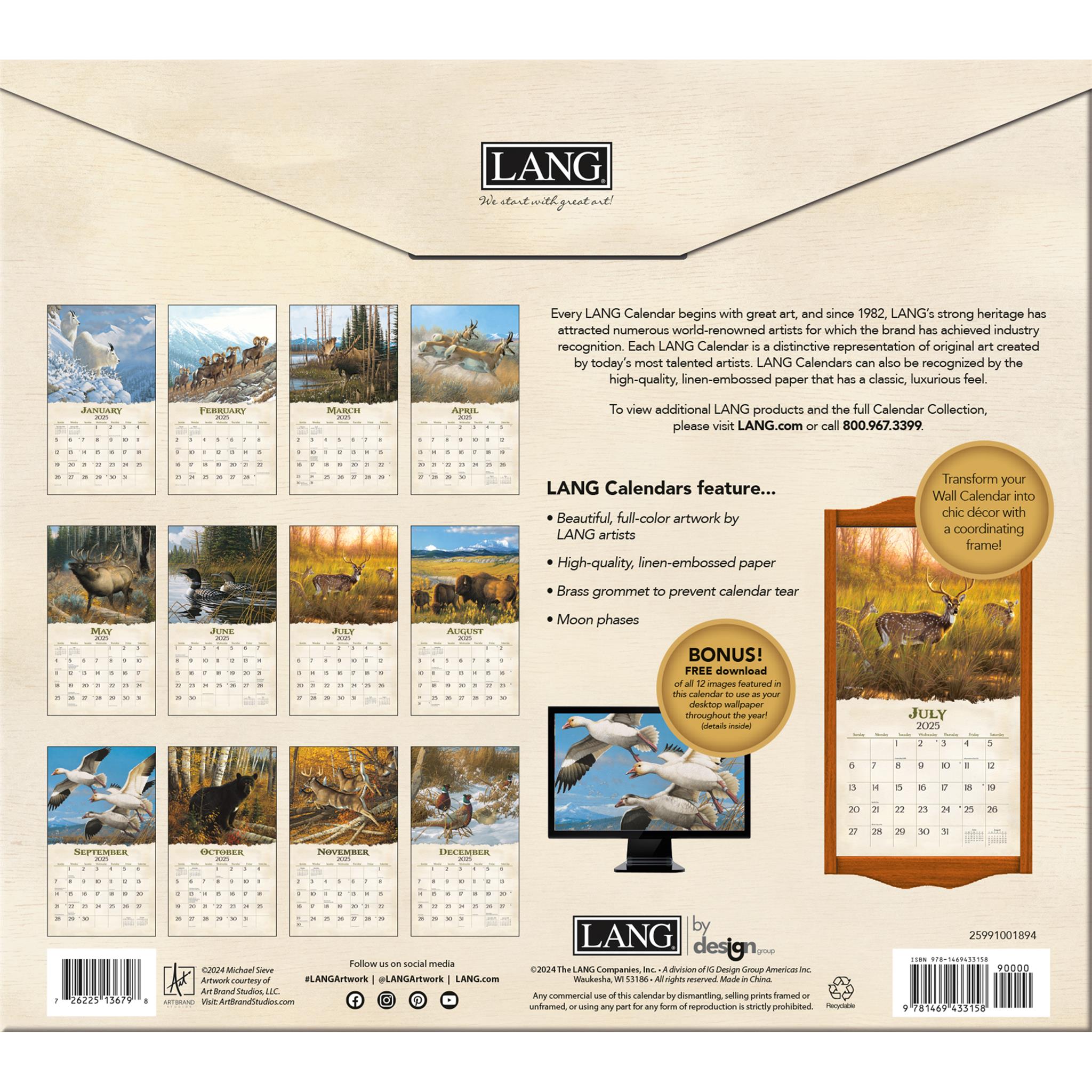 Beyond The Woods Wall 2025 Calendar - Online Exclusive