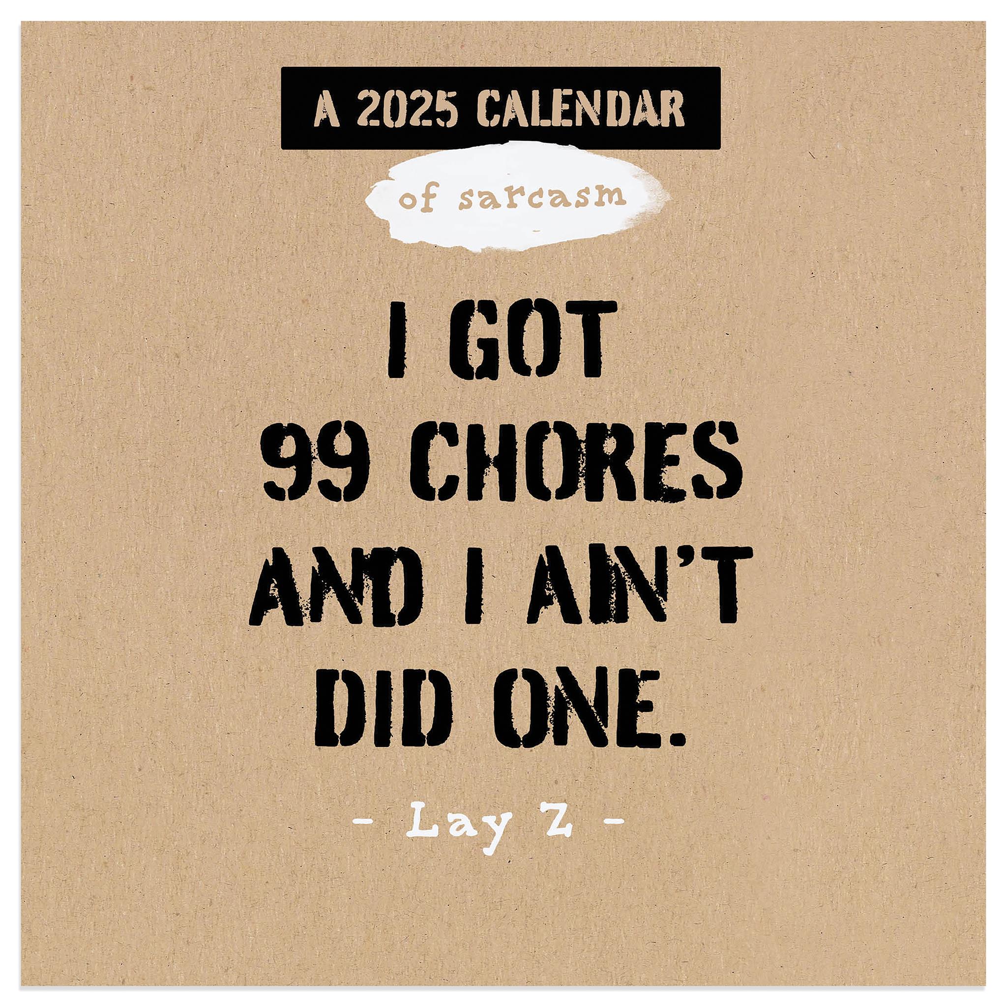 Anti Affirmations And Sarcasm Mini 2025 Calendar - Online Exclusive