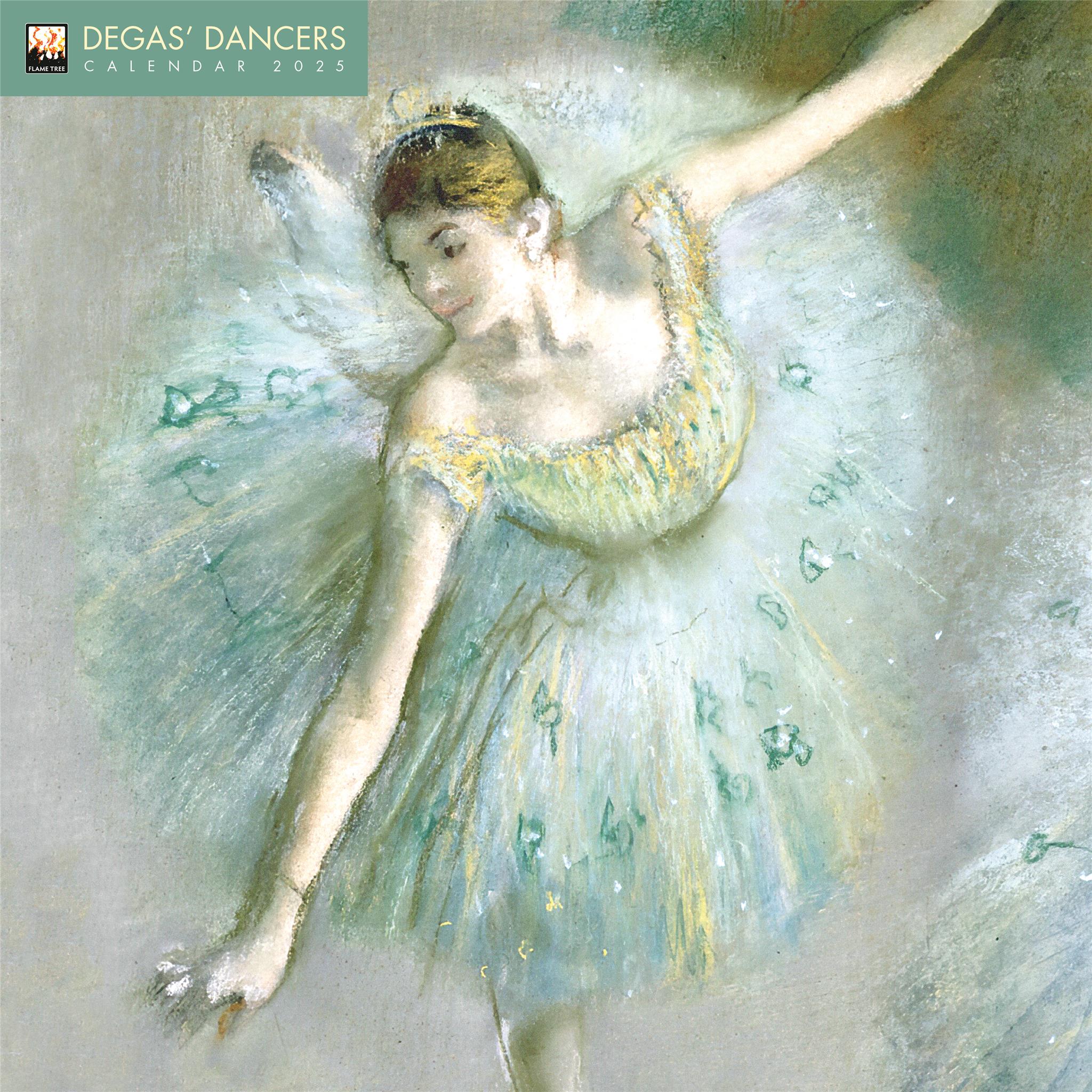 Degas Dancers Wall 2025 Calendar - Online Exclusive