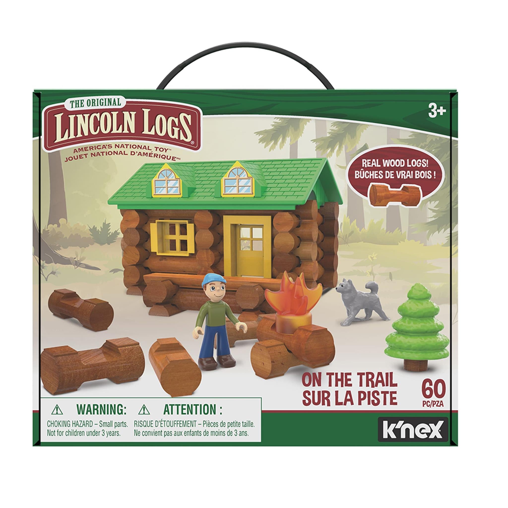 Lincoln Logs On The Trail 59pc