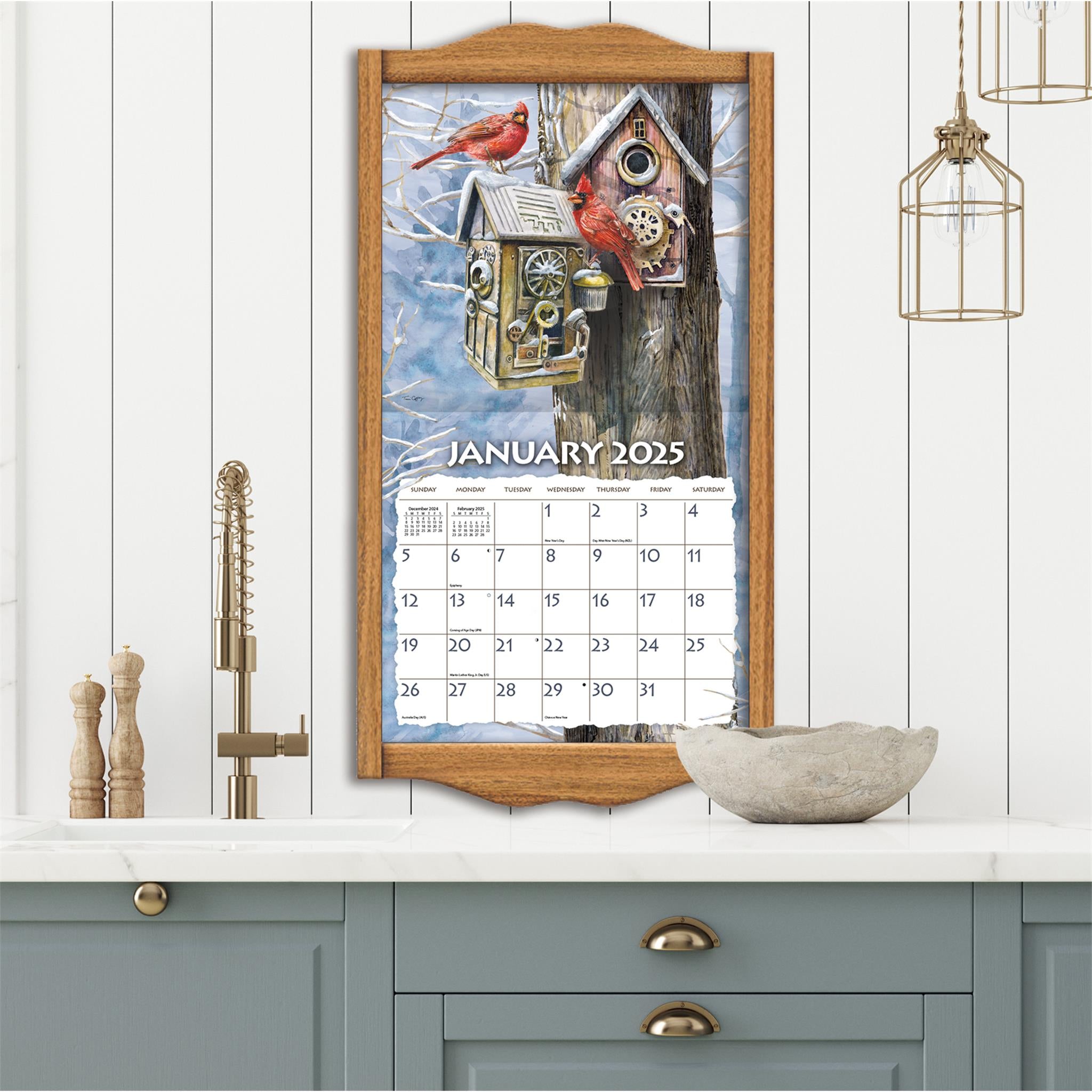 Birdhouses Wall 2025 Calendar - Online Exclusive