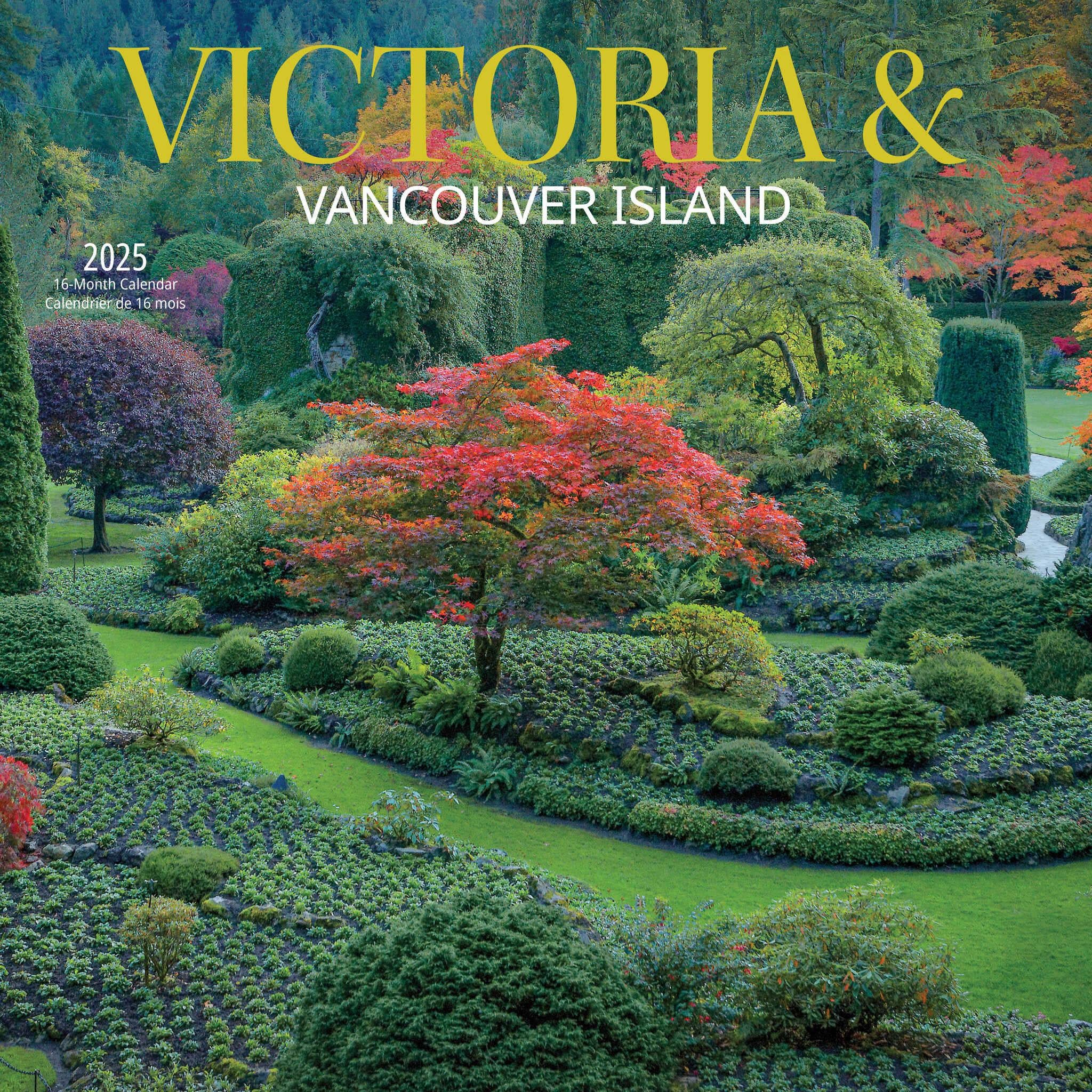 Victoria And Vancouver Island Wall 2025 Calendar