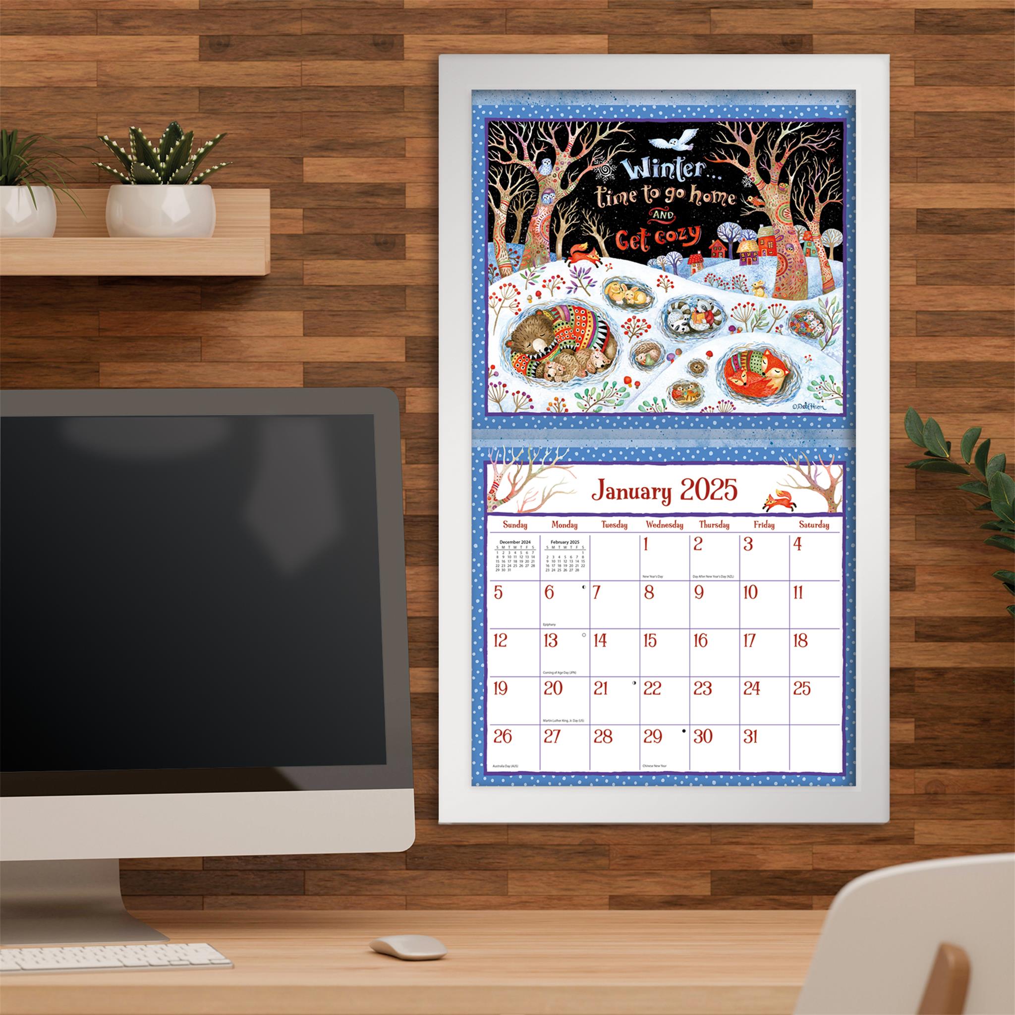 Simple Inspirations Wall 2025 Calendar