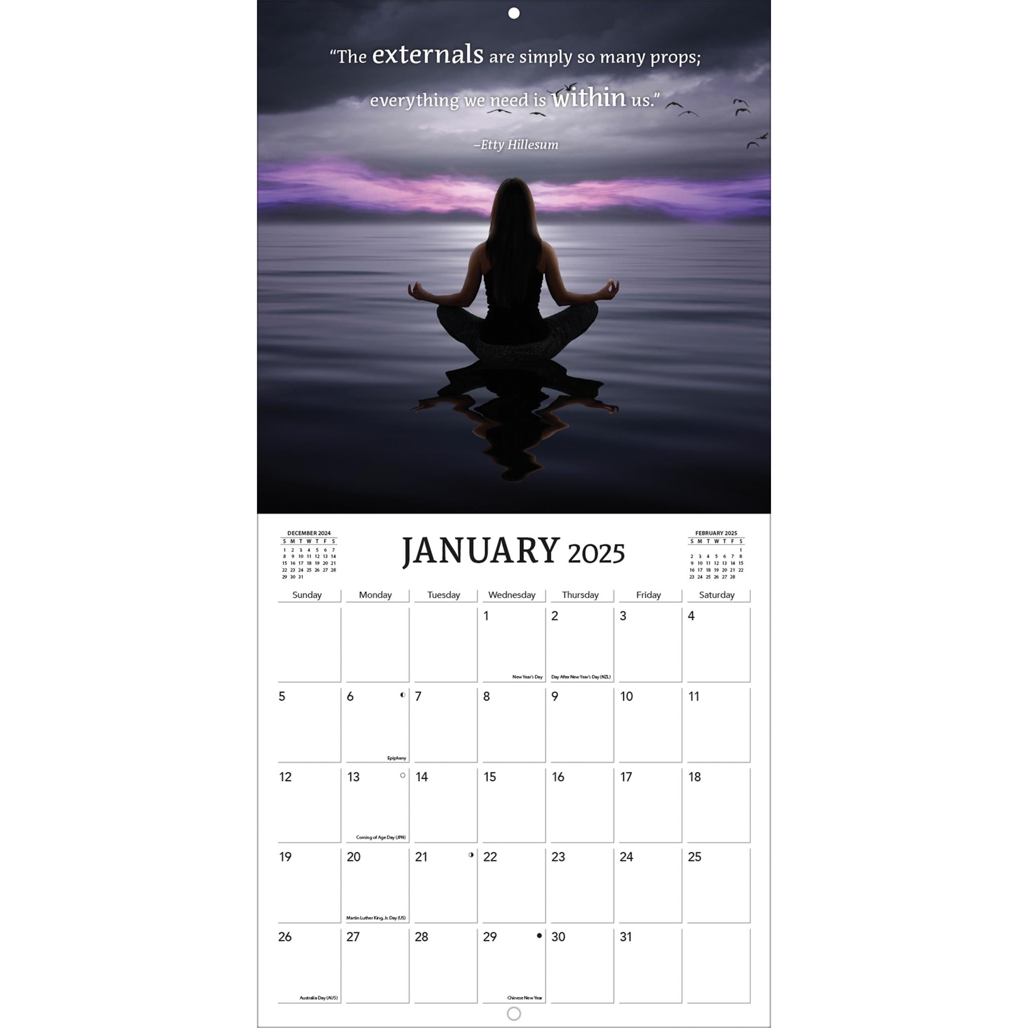 Zen Mini 2025 Calendar