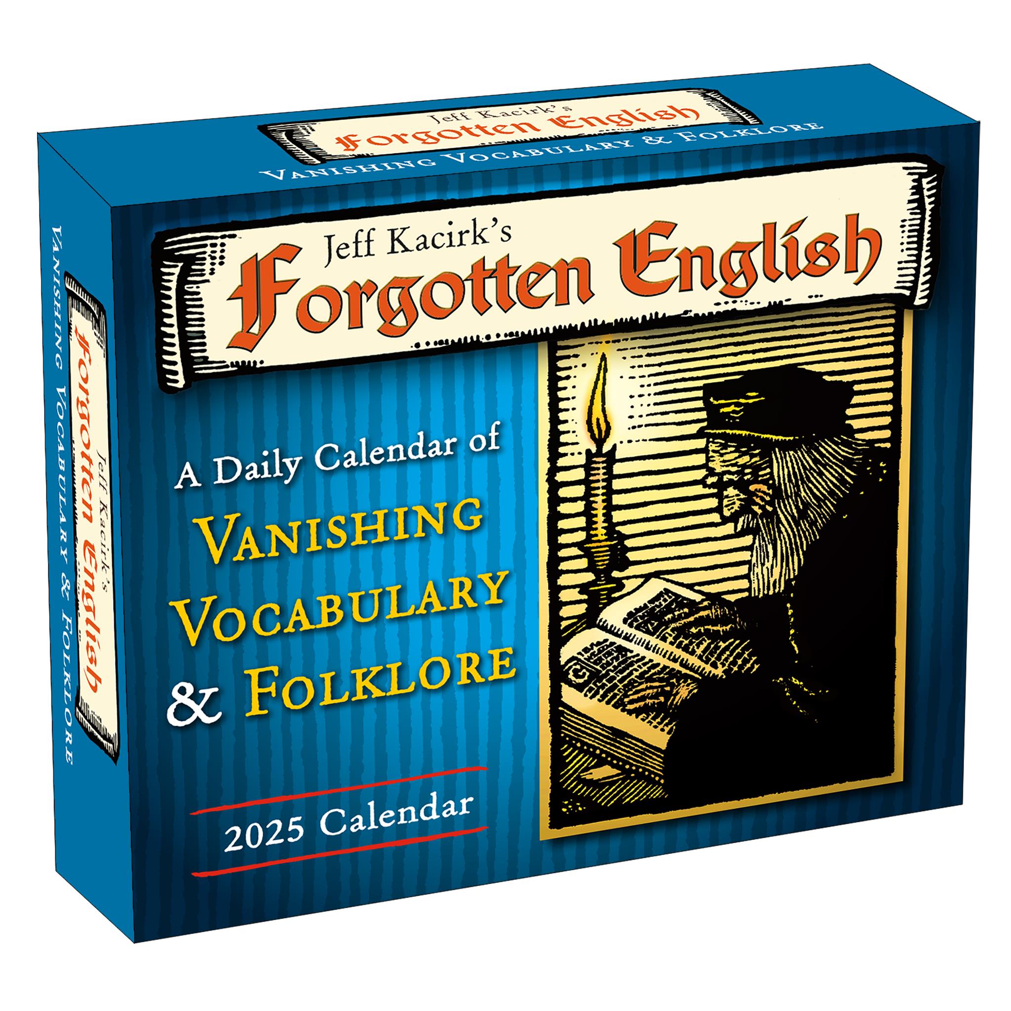 Forgotten English Box 2025 Calendar