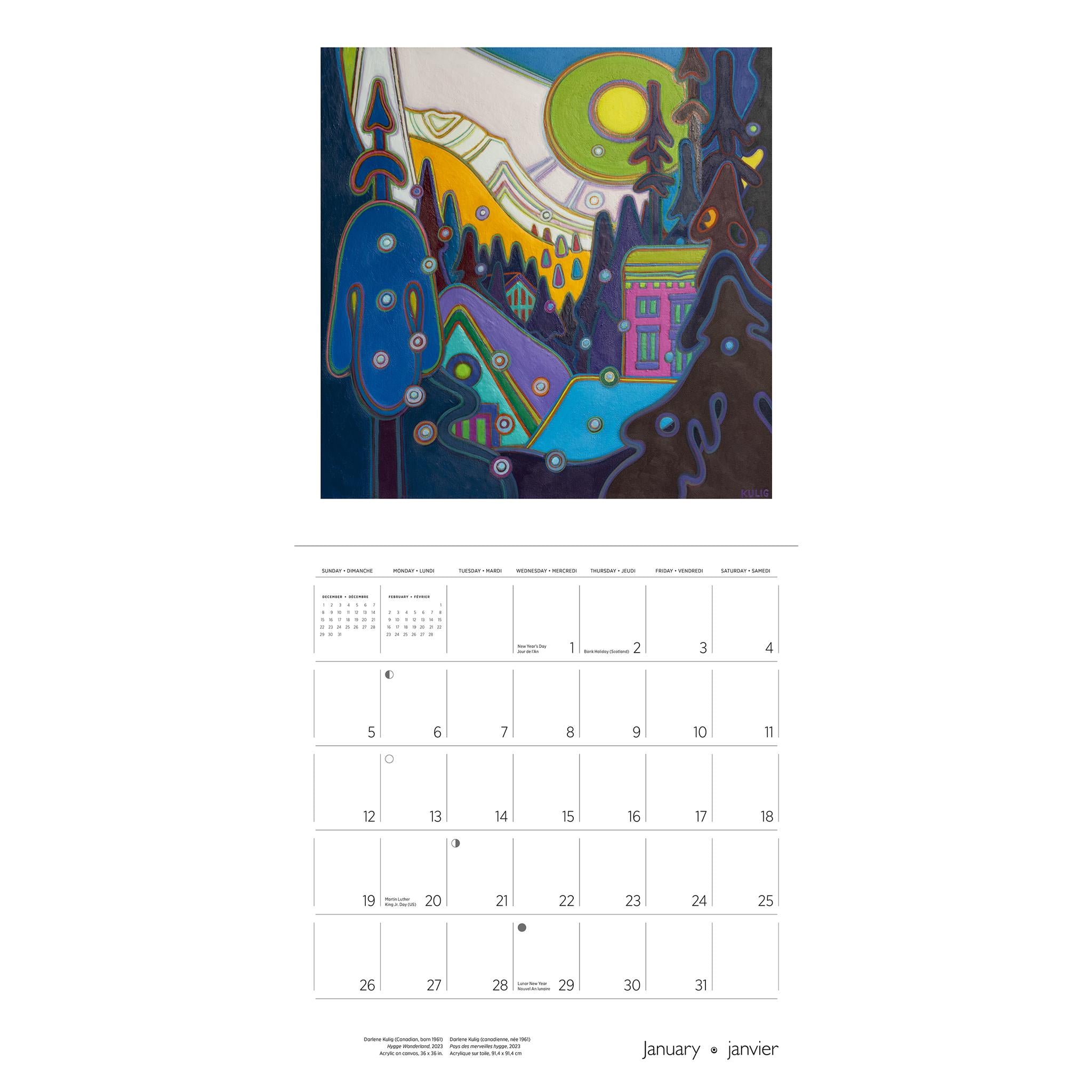 Darlene Kulig Wall 2025 Calendar