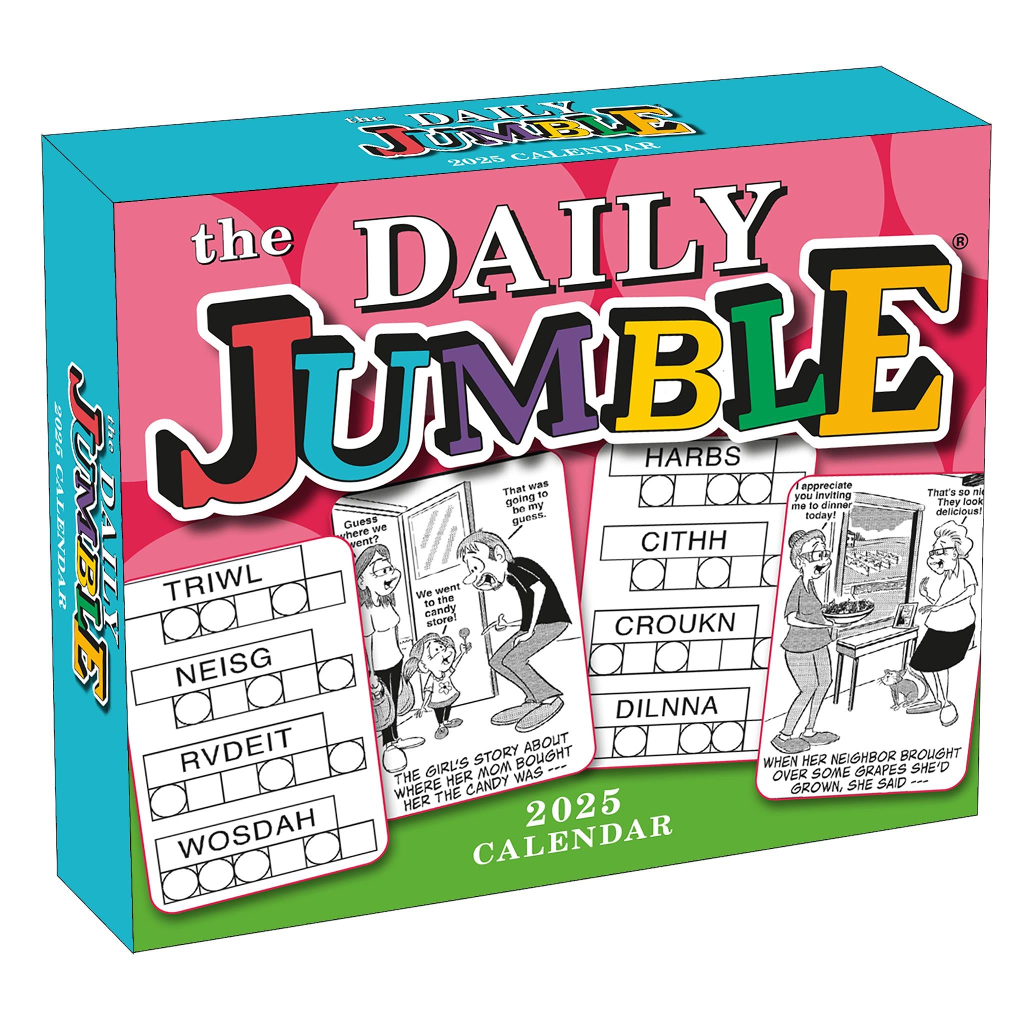 Daily Jumble Box 2025 Calendar