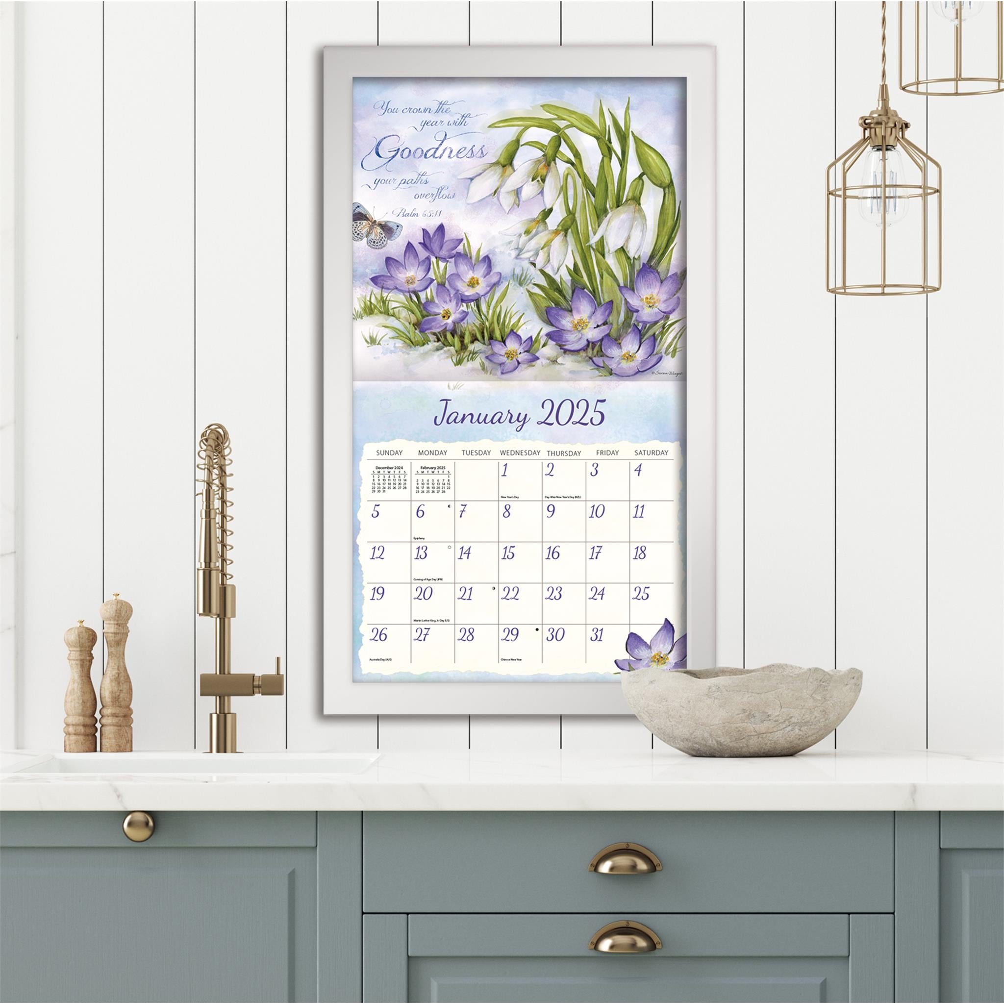 Natures Grace Wall 2025 Calendar