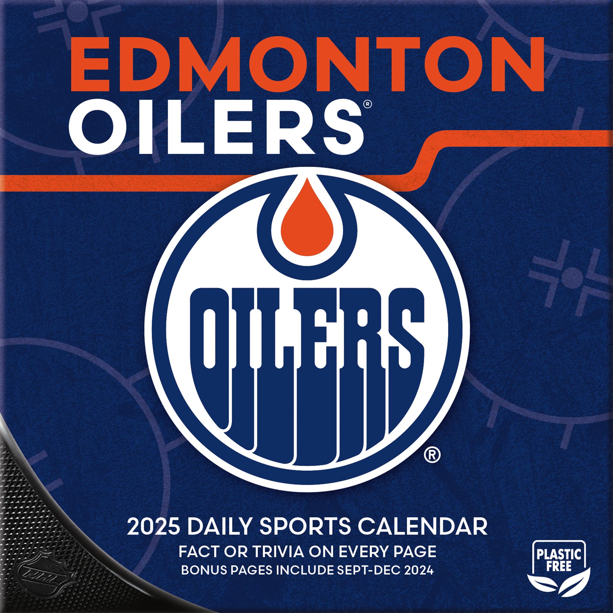 NHL Edmonton Oilers Box 2025 Calendar