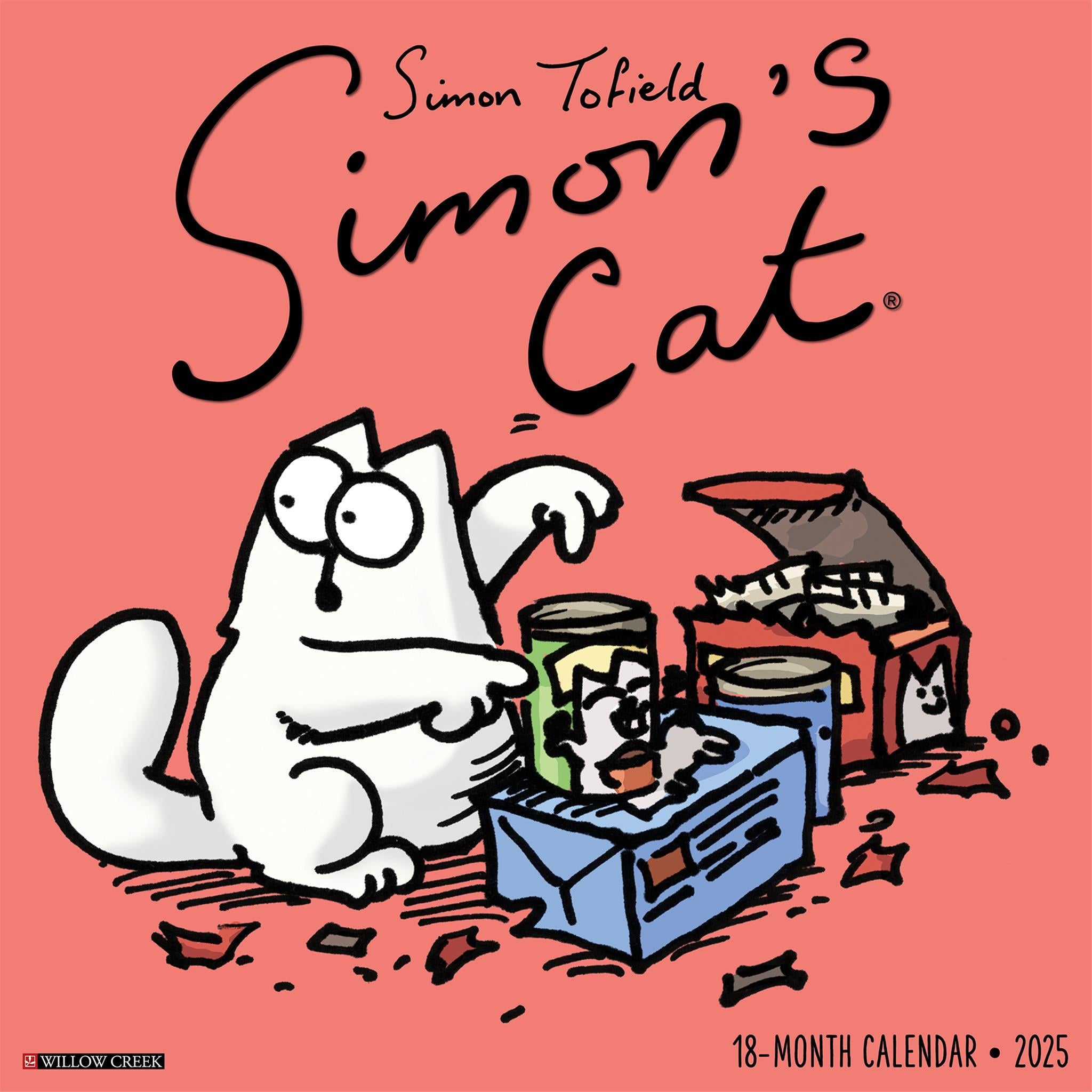 Simons Cat Wall 2025 Calendar - Online Exclusive