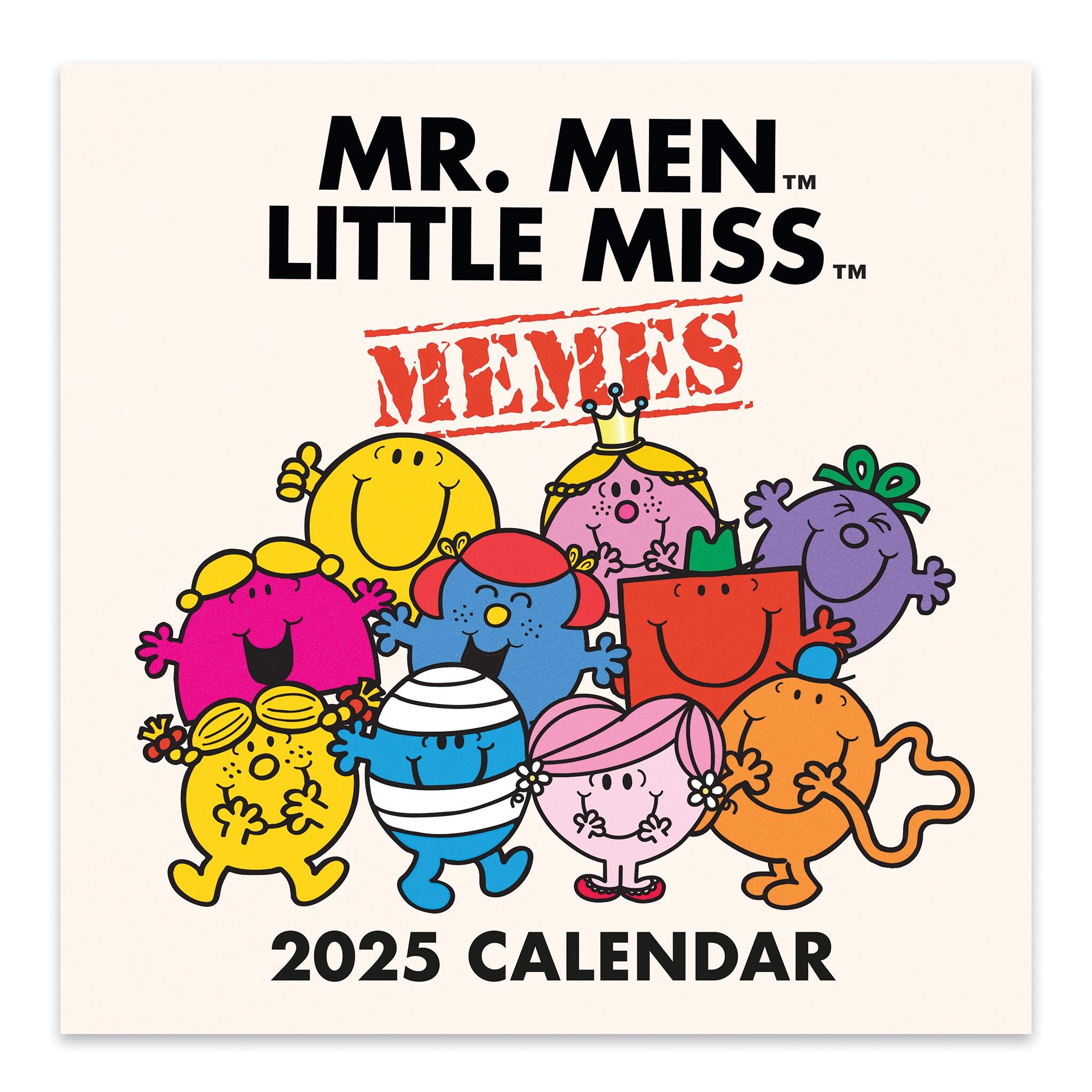 Mr Men Little Miss Wall 2025 Calendar - Online Exclusive