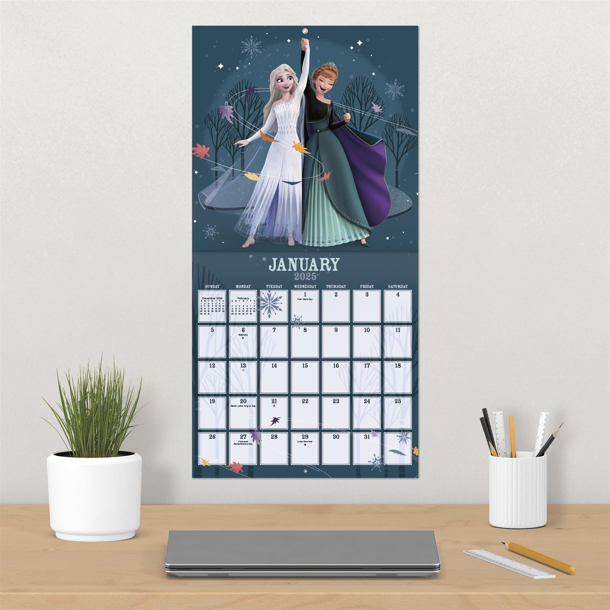 Frozen Wall 2025 Calendar