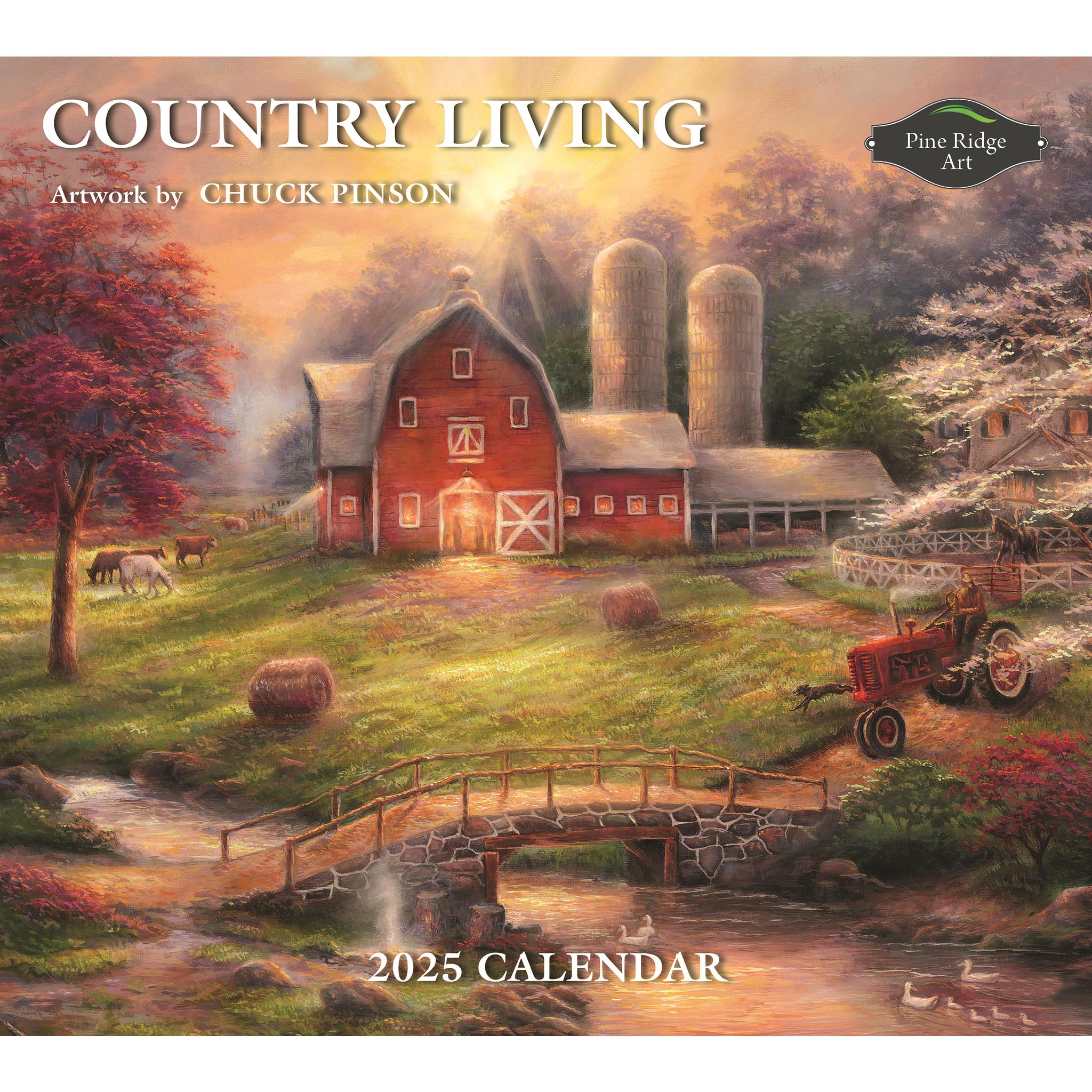 Country Living Wall 2025 Calendar