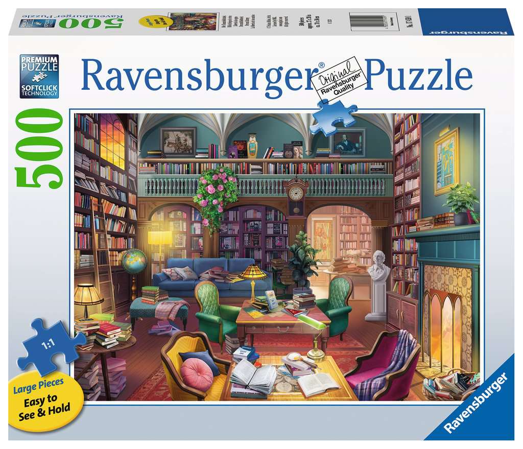 Dream Library 500 Piece Puzzle - Online Exclusive